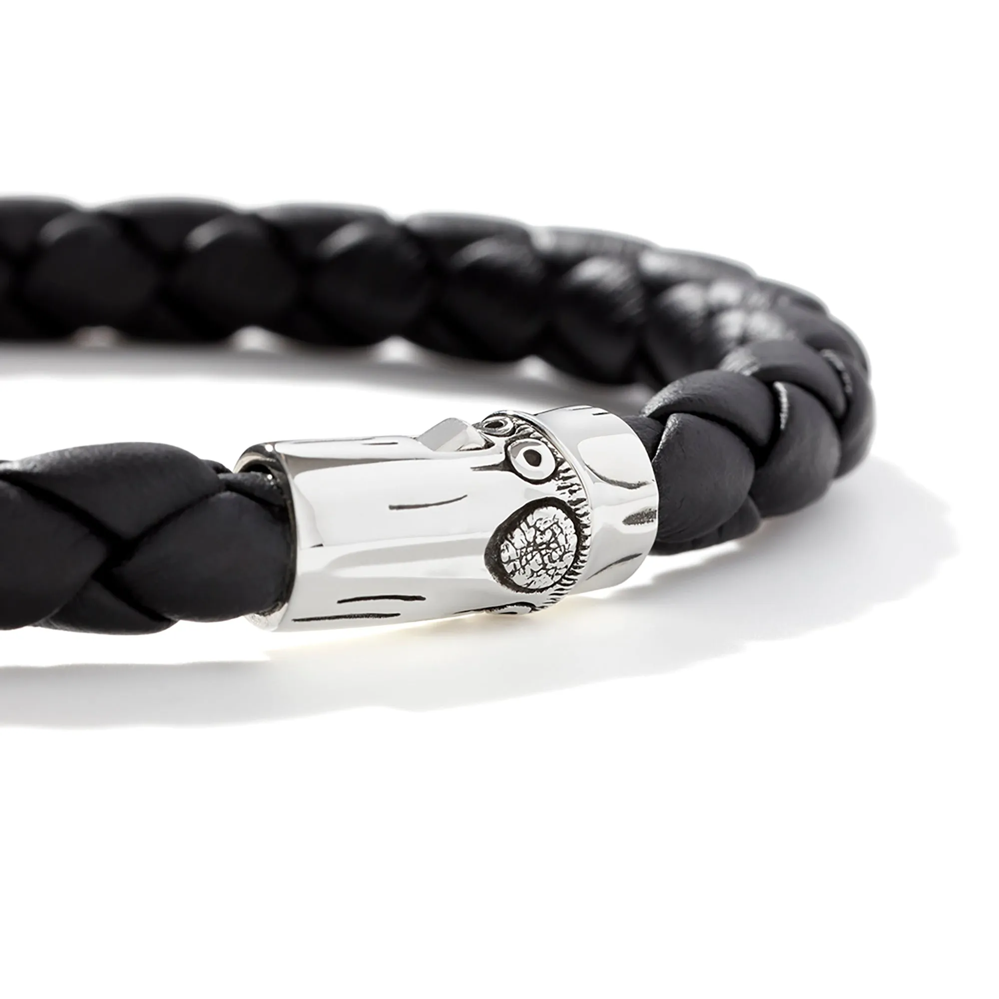 Leather Bamboo Station Bracelet, Silver|BM5161BL sold by John Hardy product image thumbnail 2