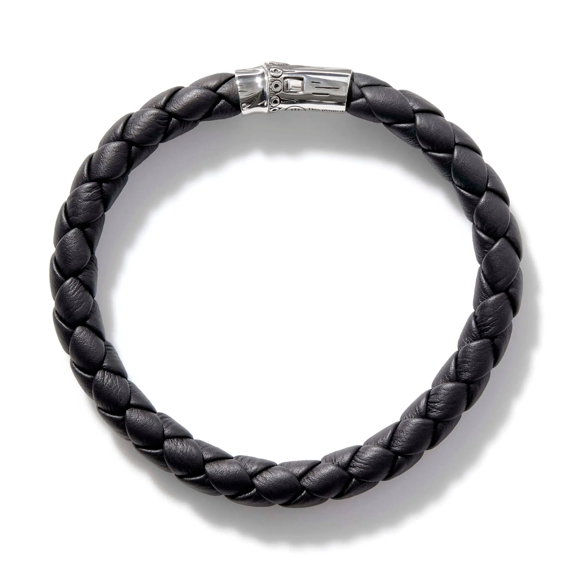 Leather Bamboo Station Bracelet, Silver|BM5161BL sold by John Hardy product image thumbnail 4