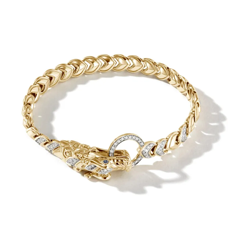 Naga Bracelet, Gold, Diamonds|BGX602202BSPDI sold by John Hardy