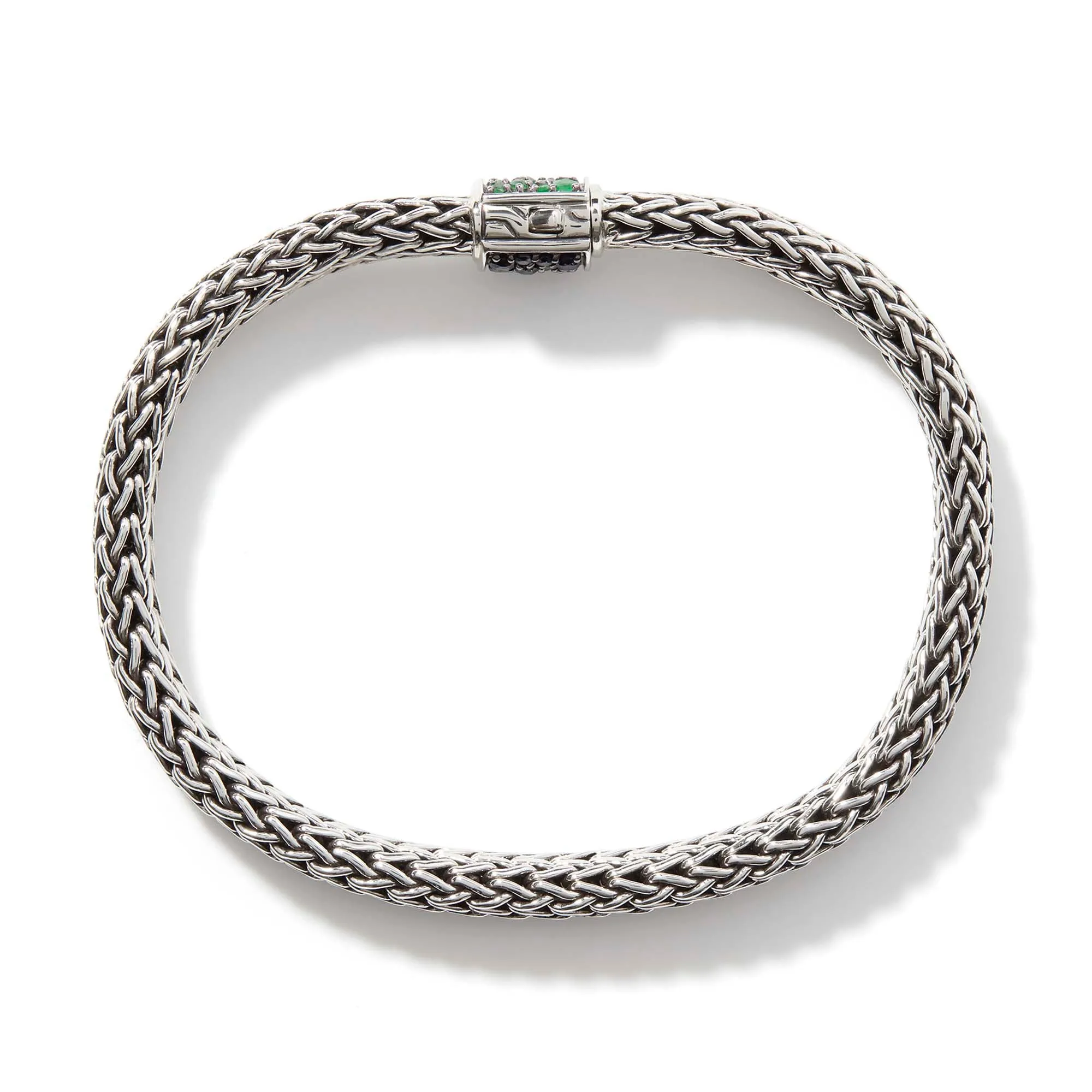 Icon Bracelet, Sterling Silver, Reversible Gemstones, 6.5MM|BBS90422RVBLS2EM sold by John Hardy product image thumbnail 4