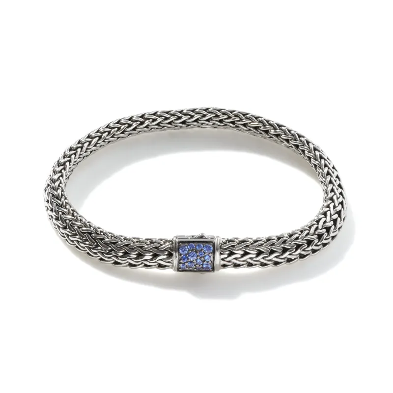 Icon Bracelet, Sterling Silver, Gemstones, 6.5MM|BBS90422RVBLS2BSP sold by John Hardy