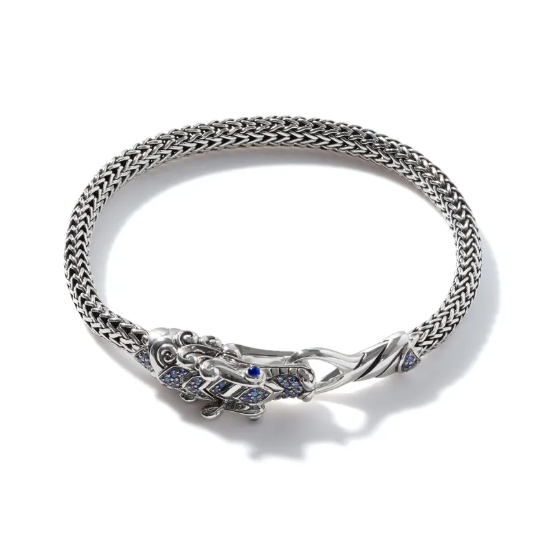 Naga Bracelet, Sterling Silver, Pavé, 5MM|BBS601334BSP sold by John Hardy