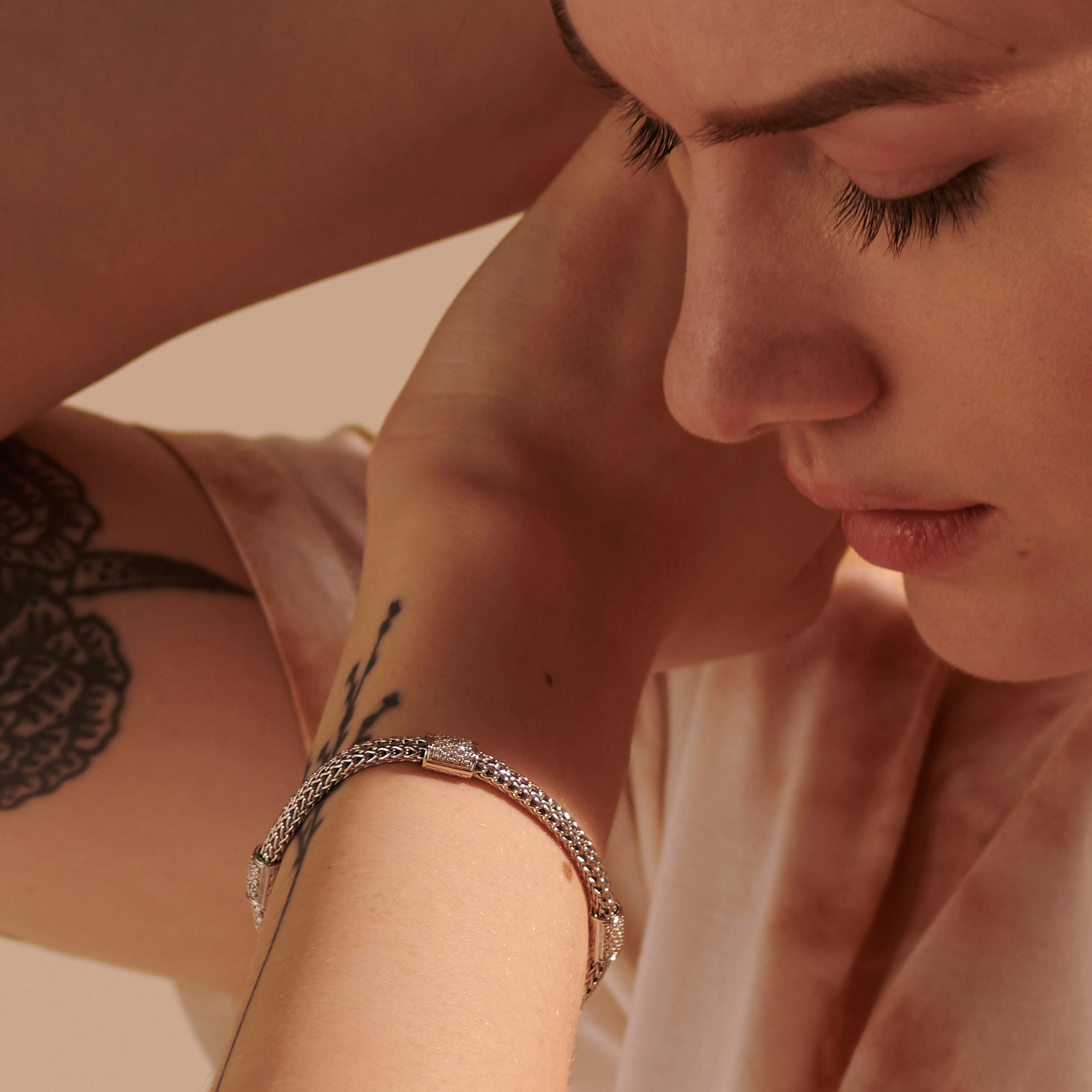 Icon Bracelet, Sterling Silver, Diamonds, 5MM|BBP9694DI sold by John Hardy product image thumbnail 4