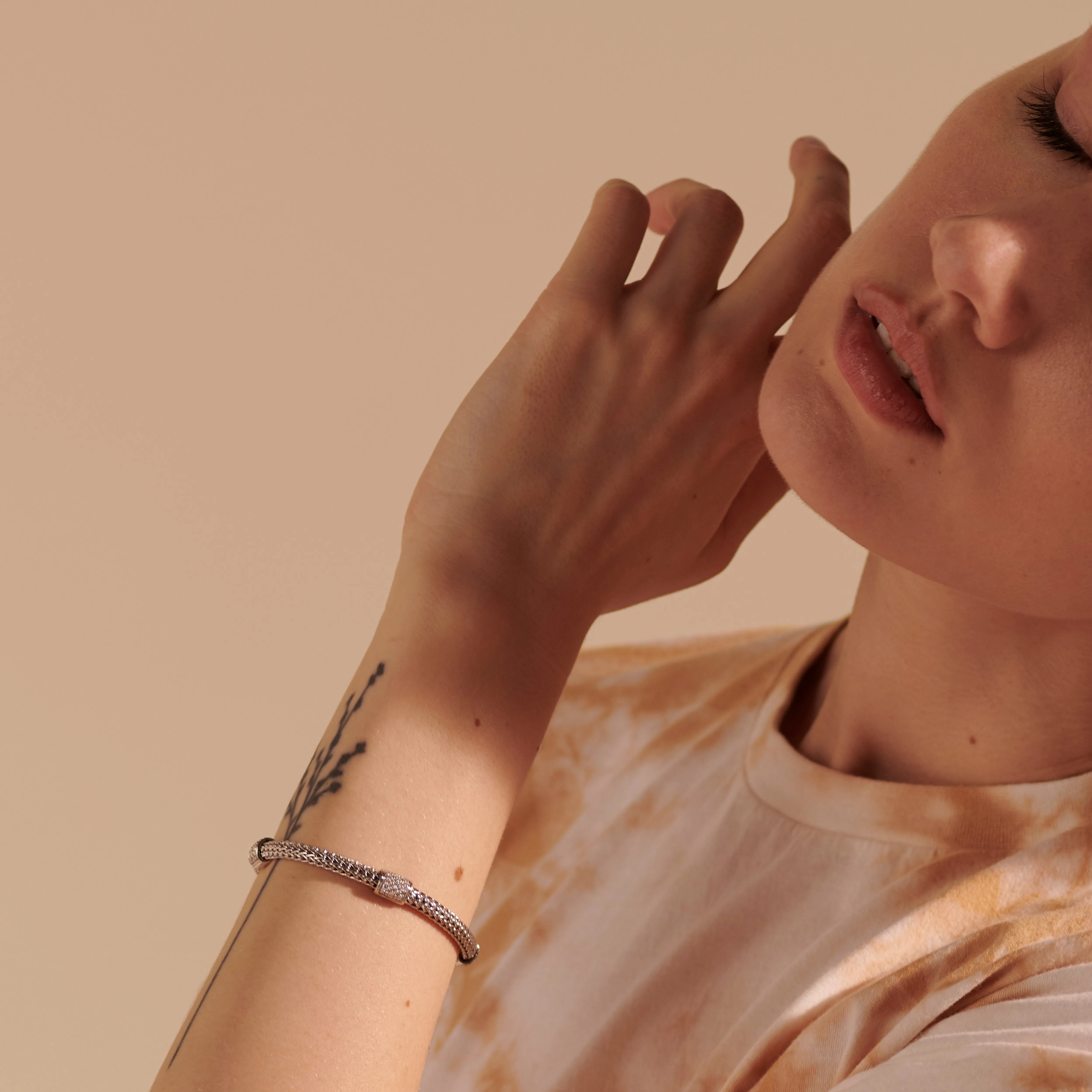 Icon Bracelet, Sterling Silver, Diamonds, 5MM|BBP9694DI sold by John Hardy product image thumbnail 5