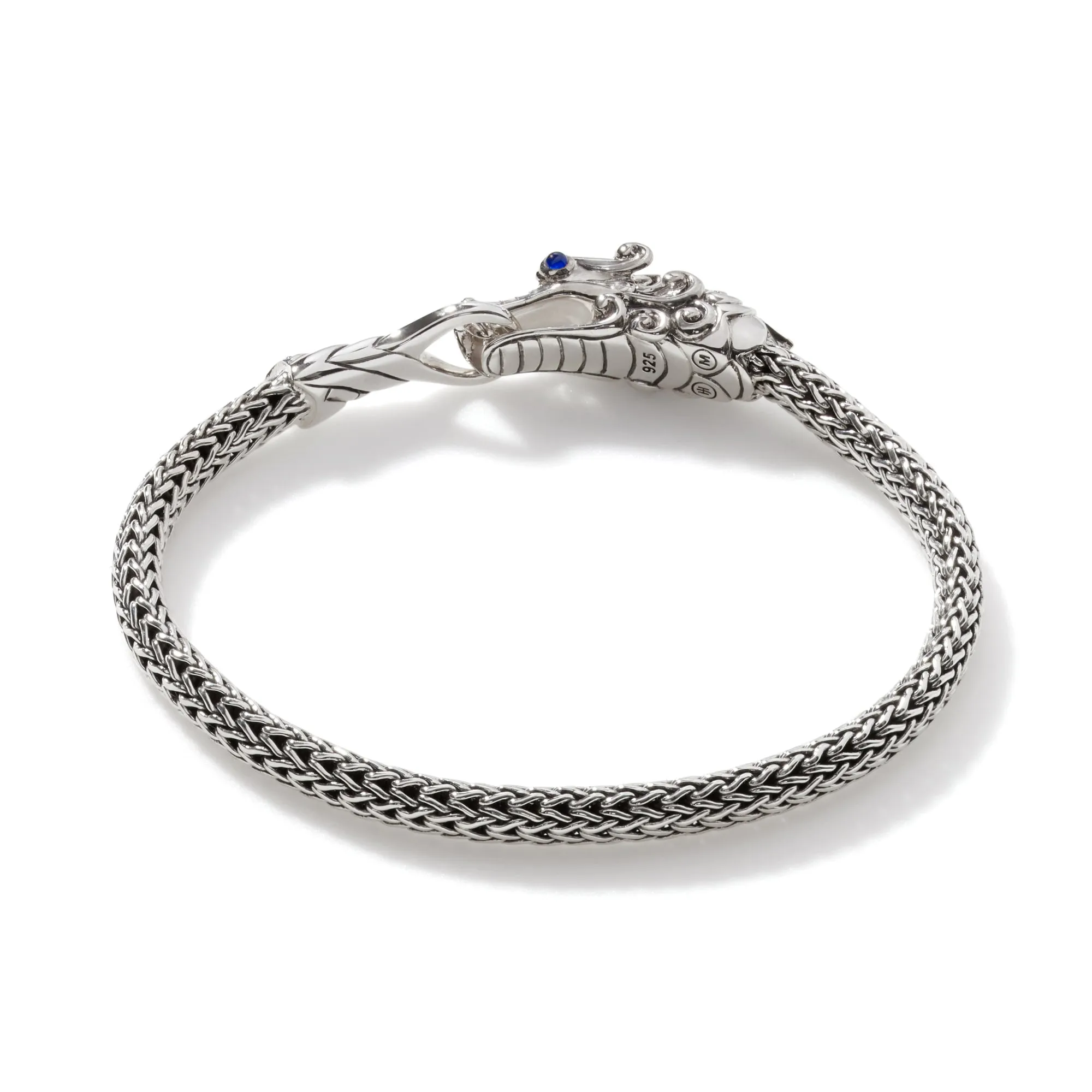 Naga Bracelet, Sterling Silver, Pavé, 5MM|BBS601334BLSBN sold by John Hardy product image thumbnail 4
