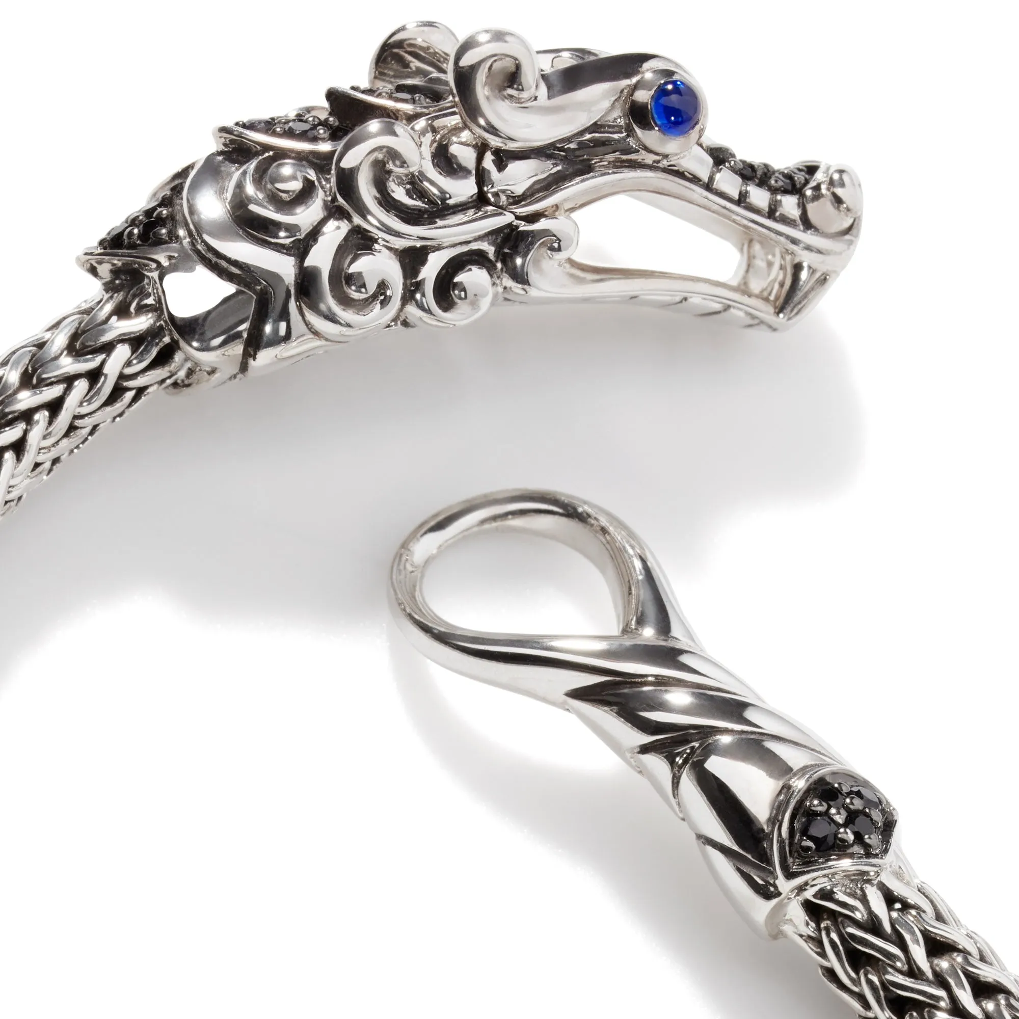Naga Bracelet, Sterling Silver, Pavé, 5MM|BBS601334BLSBN sold by John Hardy product image thumbnail 2