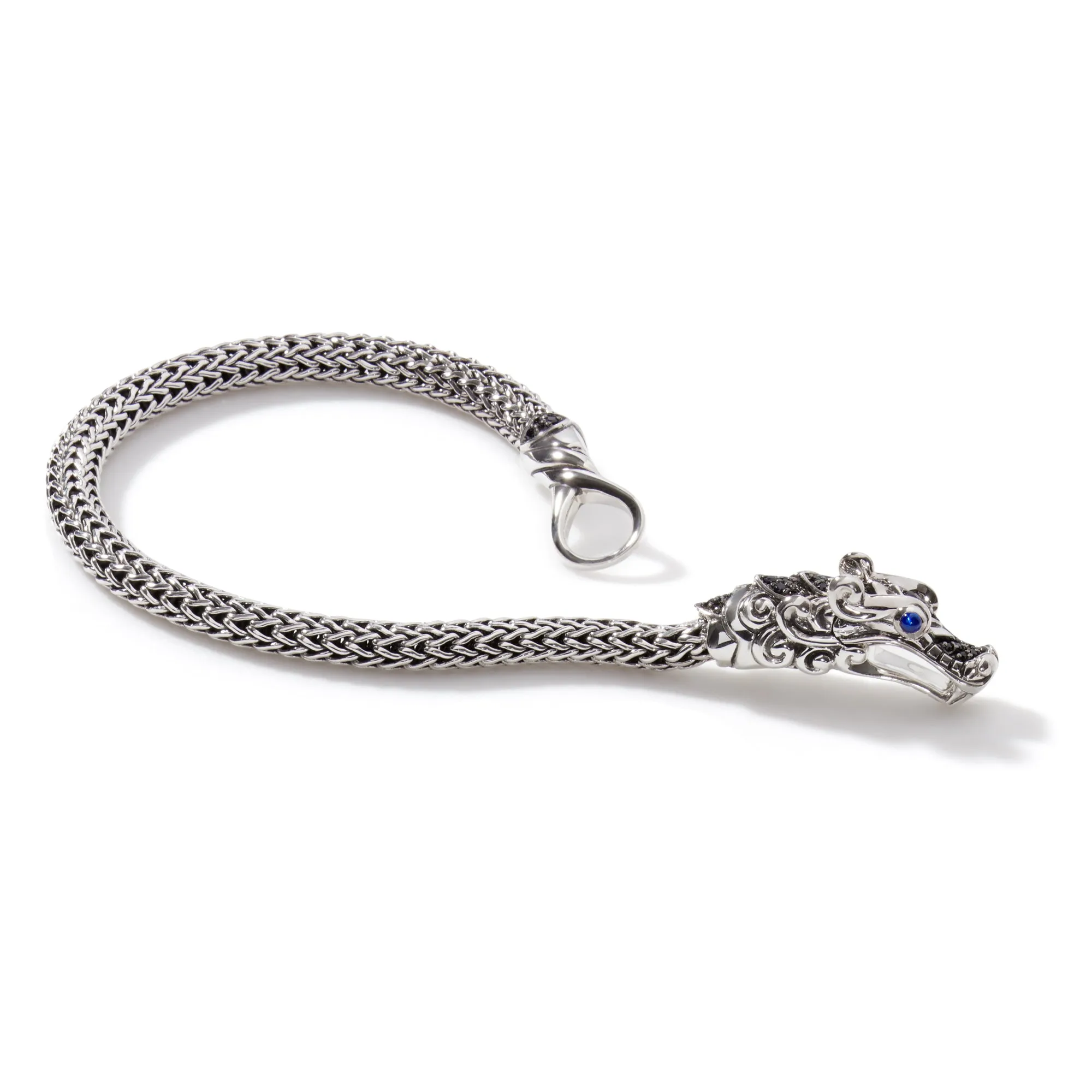 Naga Bracelet, Sterling Silver, Pavé, 5MM|BBS601334BLSBN sold by John Hardy product image thumbnail 3