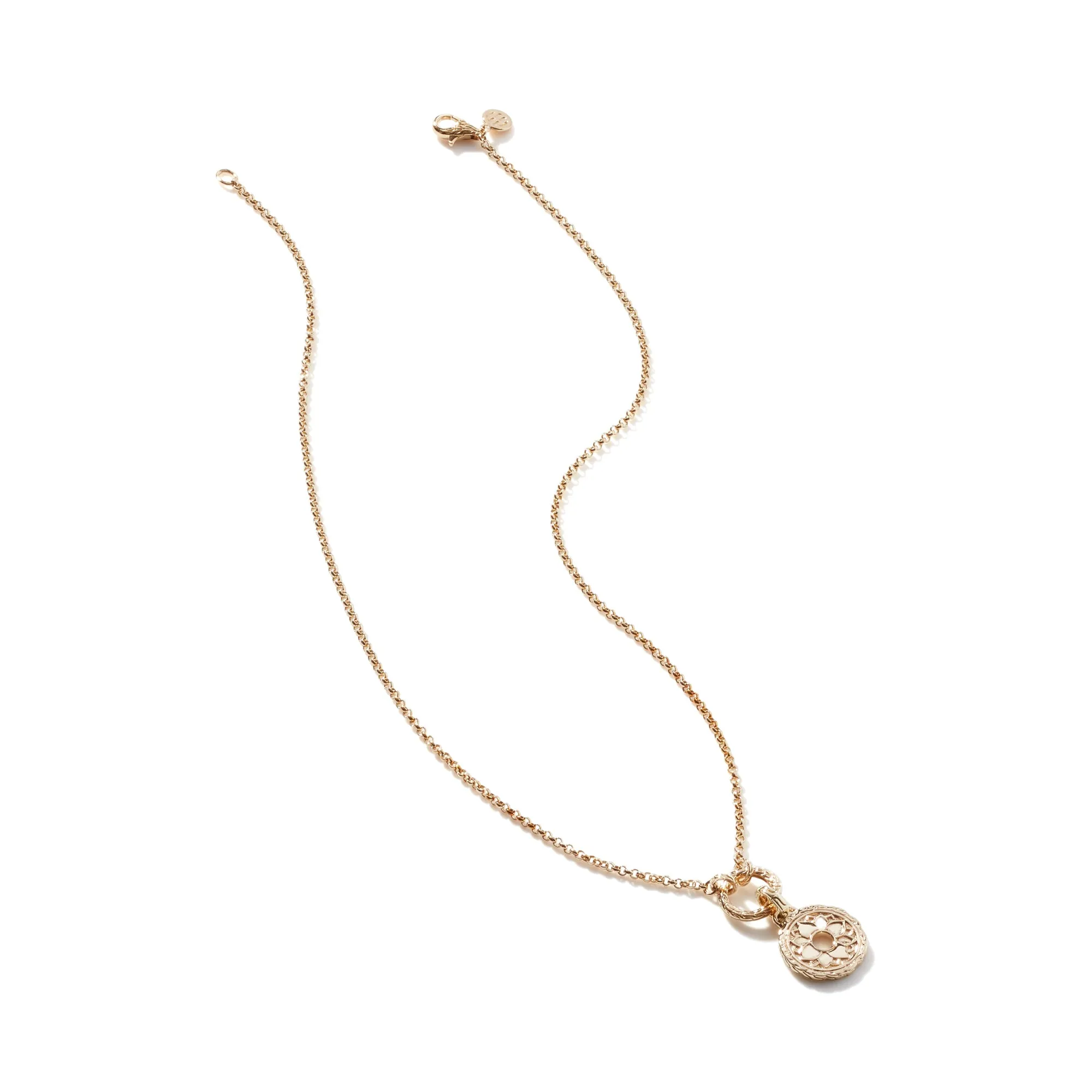 Keyring Necklace, Gold, 2MM|NGG904488 sold by John Hardy product image thumbnail 3