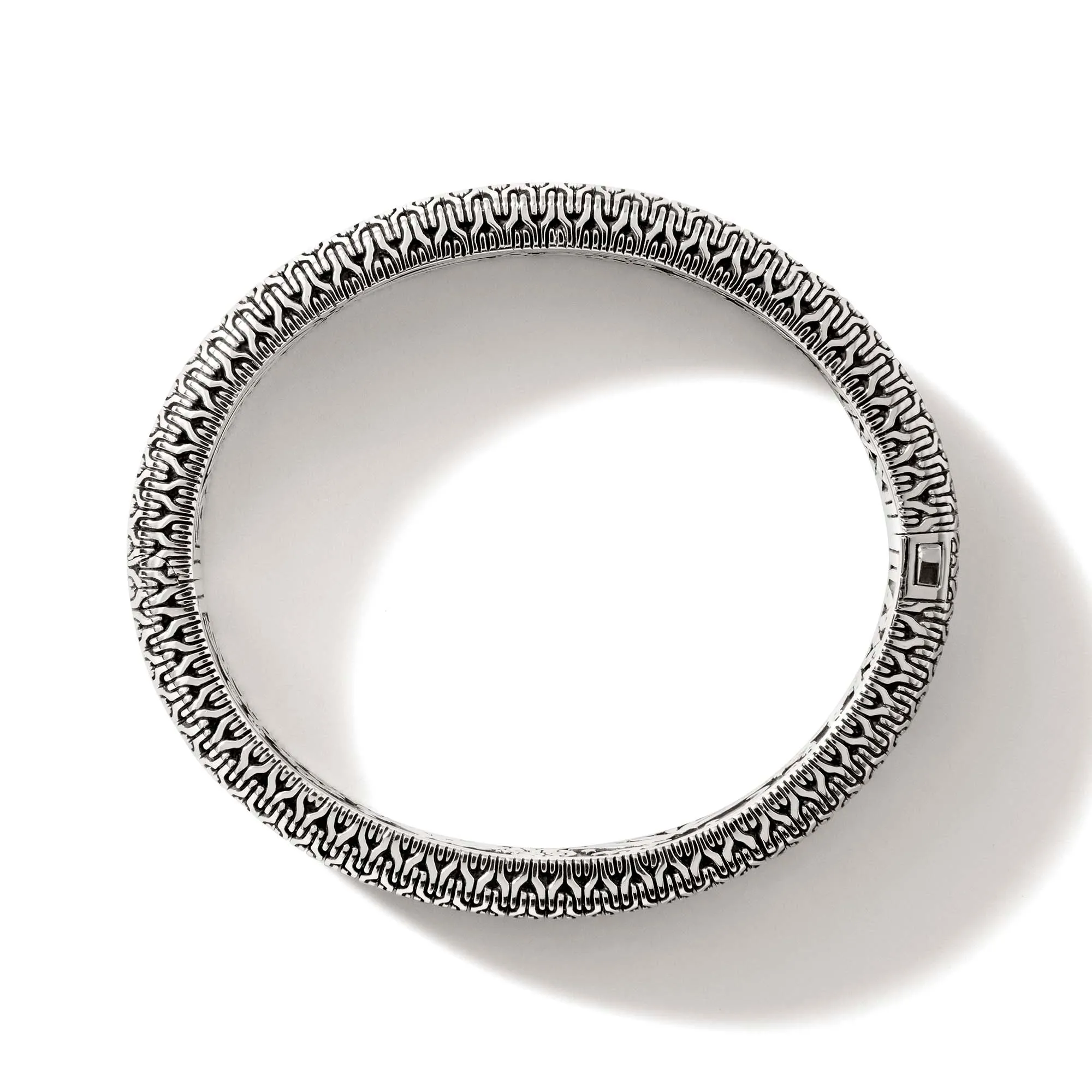 Carved Chain Hinged Bangle, Sterling Silver|BB900968 sold by John Hardy product image thumbnail 4