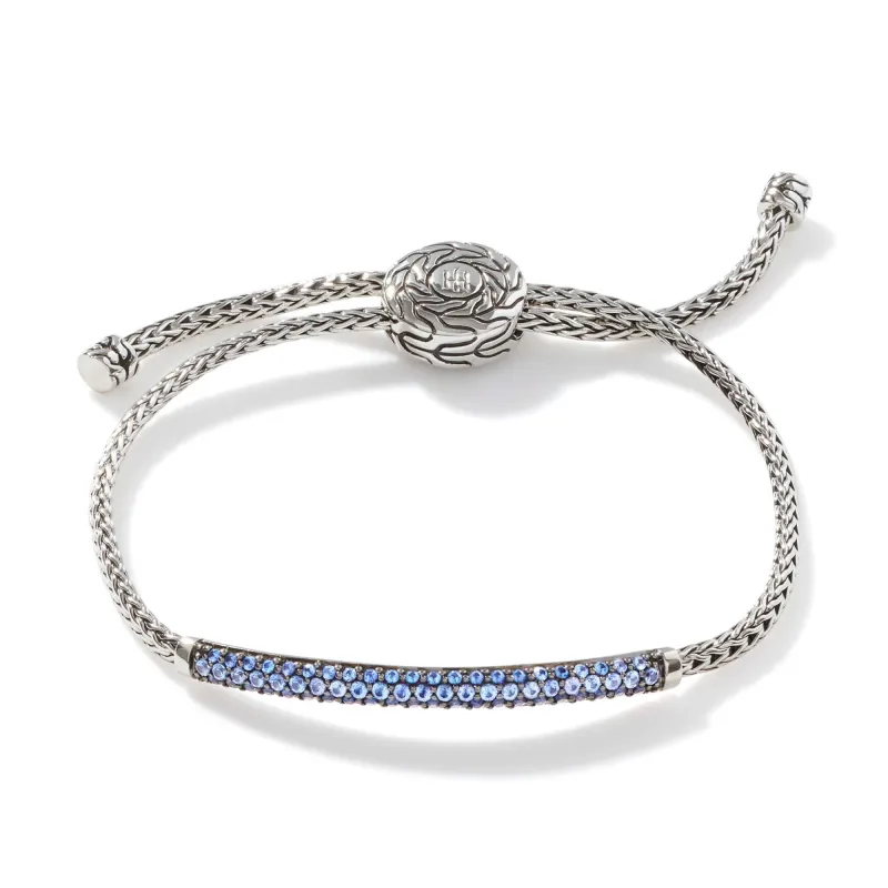 Icon Slider Bracelet, Sterling Silver, Pavé|BBS901194BSP sold by John Hardy