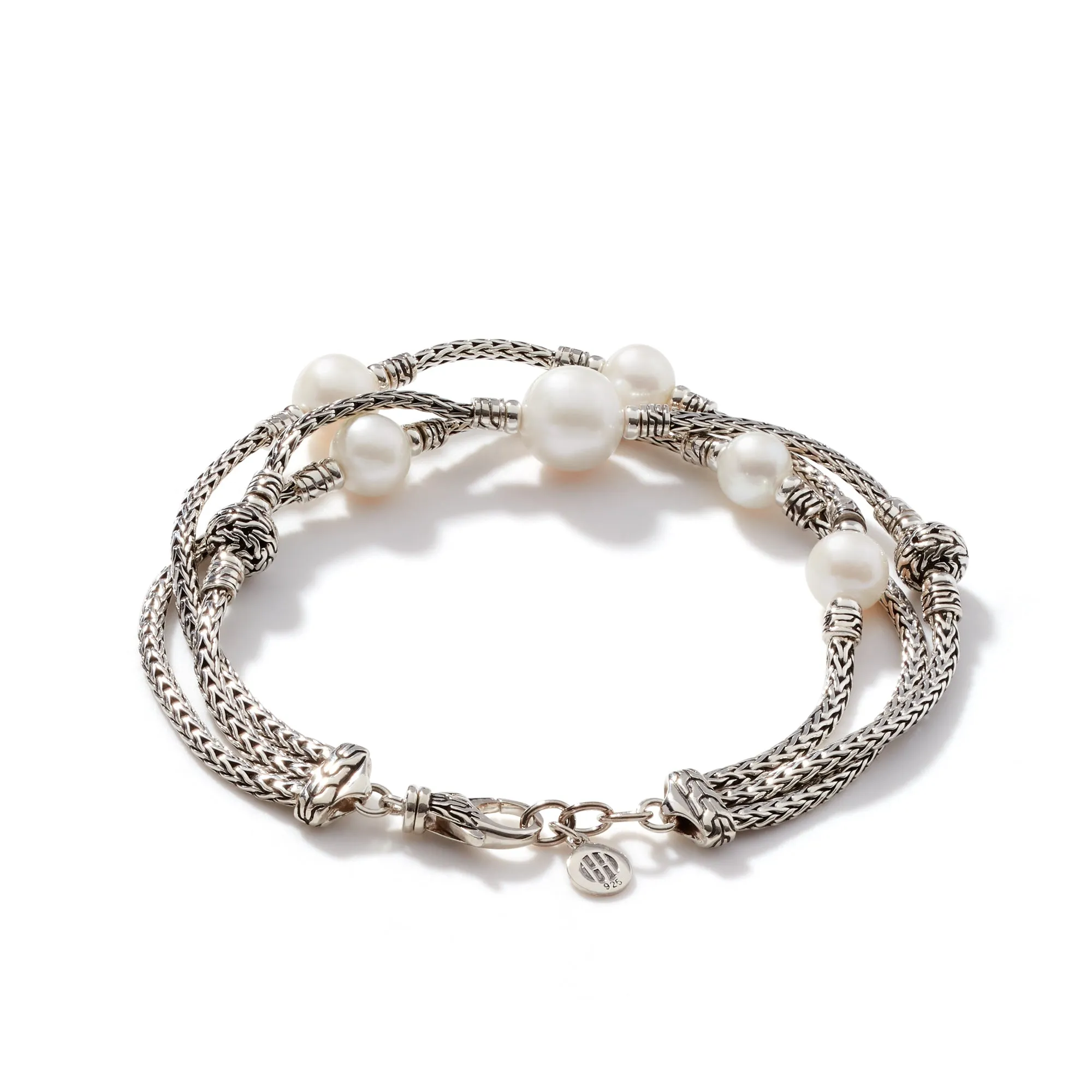 Pearl Triple Row Bracelet, Sterling Silver|BB90653 sold by John Hardy product image thumbnail 4