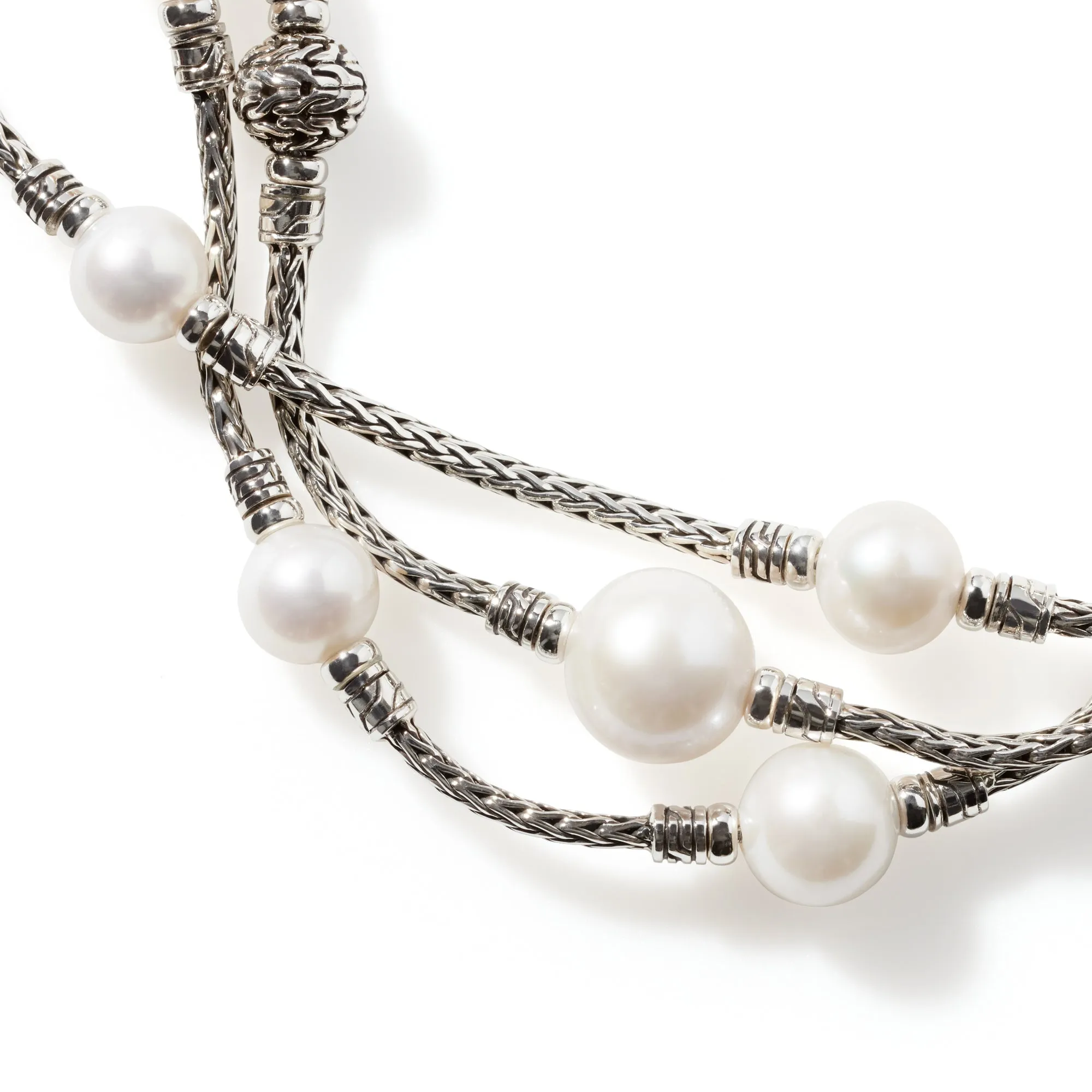 Pearl Triple Row Bracelet, Sterling Silver|BB90653 sold by John Hardy product image thumbnail 2