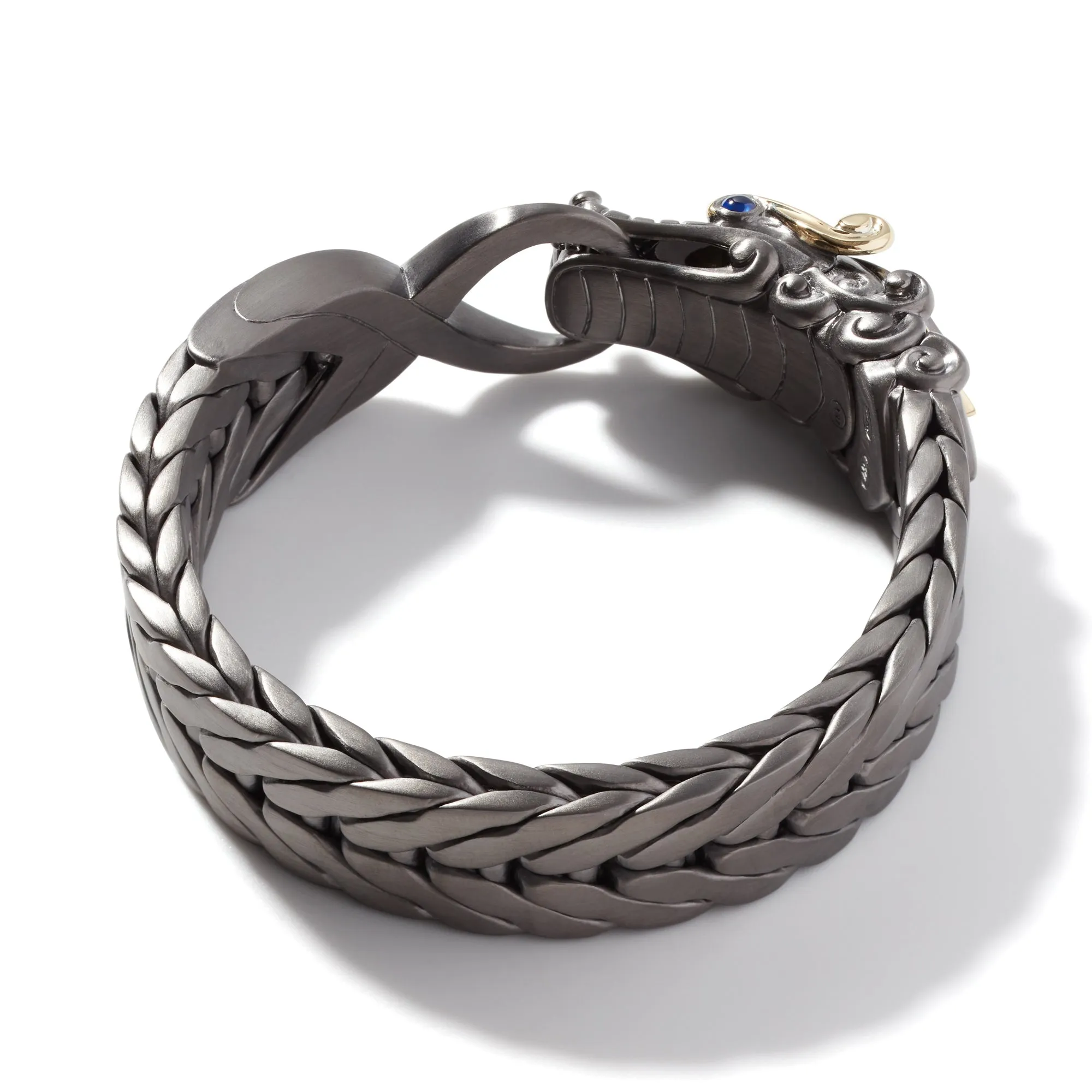 Naga Bracelet, Dark Silver, Gold, 16MM|BMZS60142BRDBSP sold by John Hardy product image thumbnail 4
