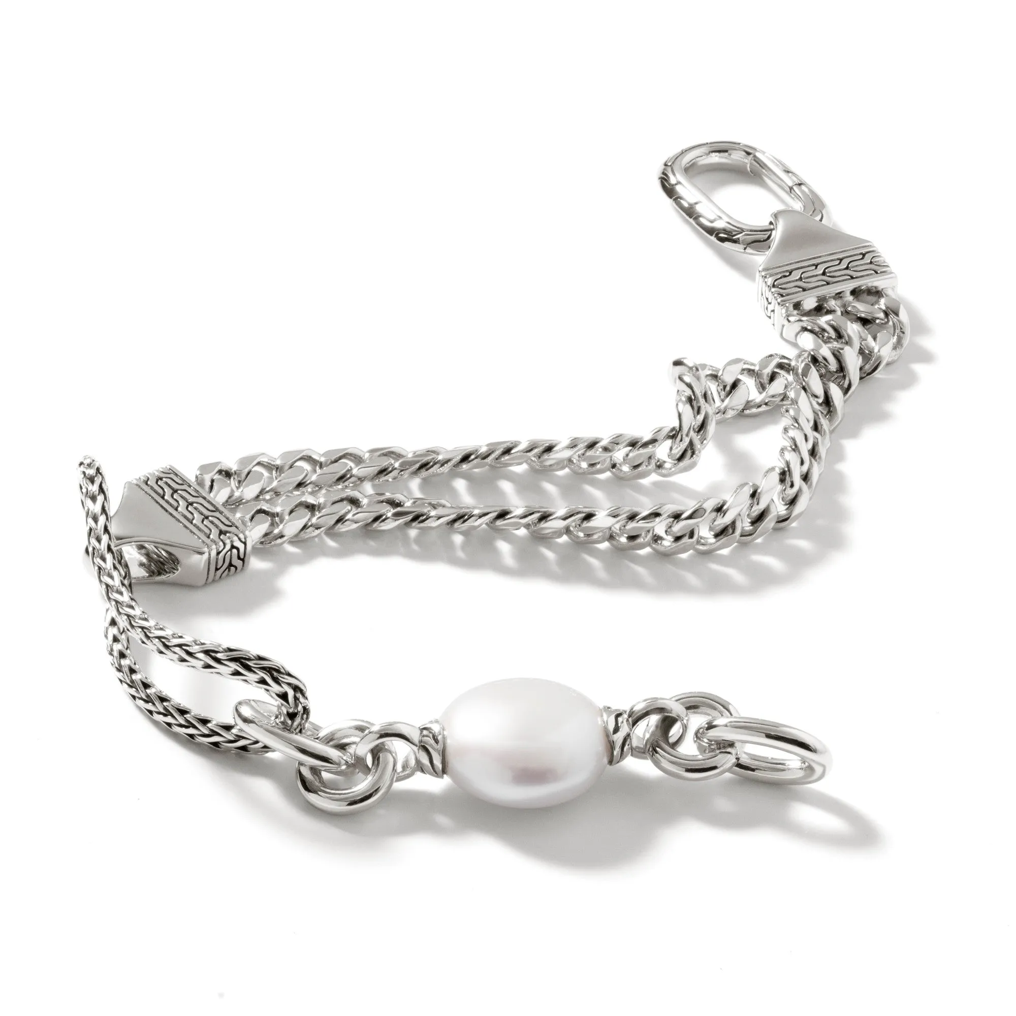 Pearl Chain Link Bracelet, Sterling Silver|BU900802 sold by John Hardy product image thumbnail 3