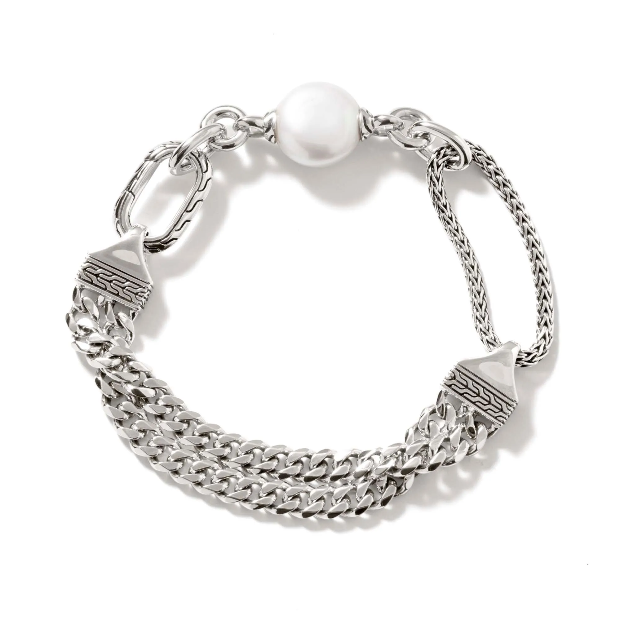 Pearl Chain Link Bracelet, Sterling Silver|BU900802 sold by John Hardy product image thumbnail 4