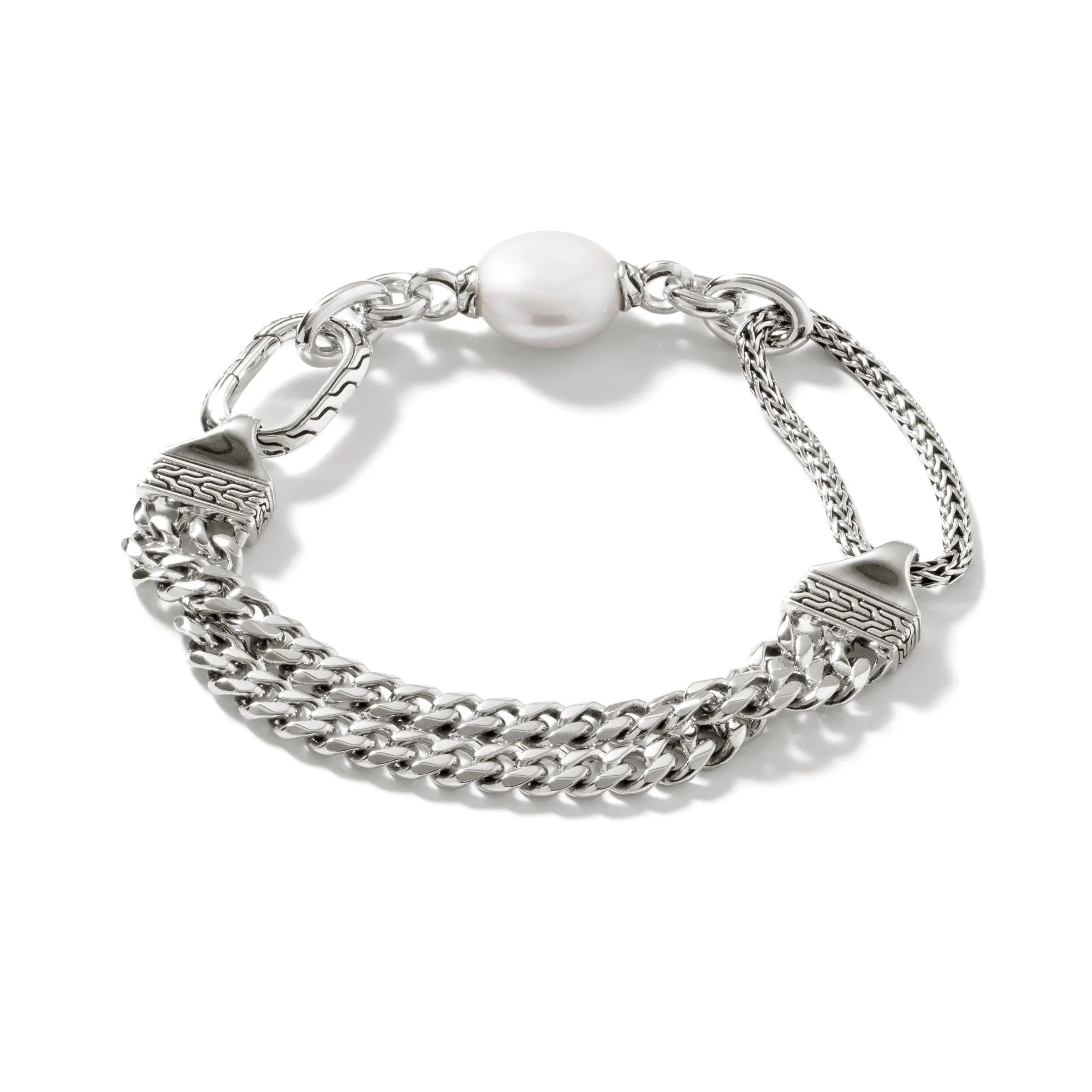 Pearl Chain Link Bracelet, Sterling Silver|BU900802 sold by John Hardy product image thumbnail 5