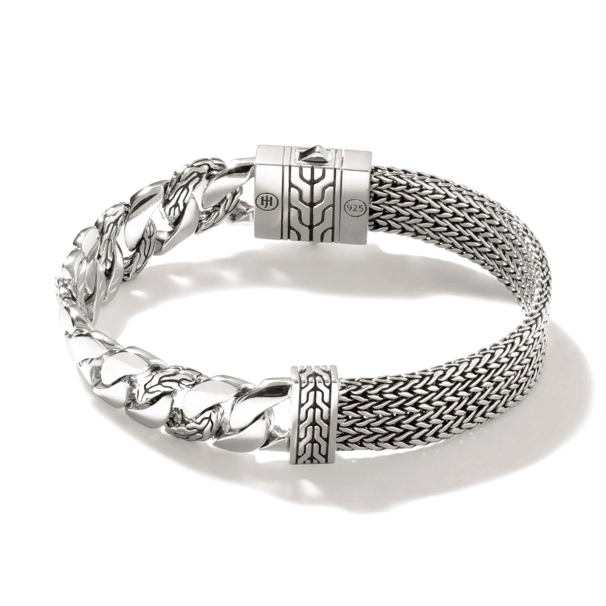 Rata Curb Chain Bracelet, Sterling Silver|BU900804 sold by John Hardy