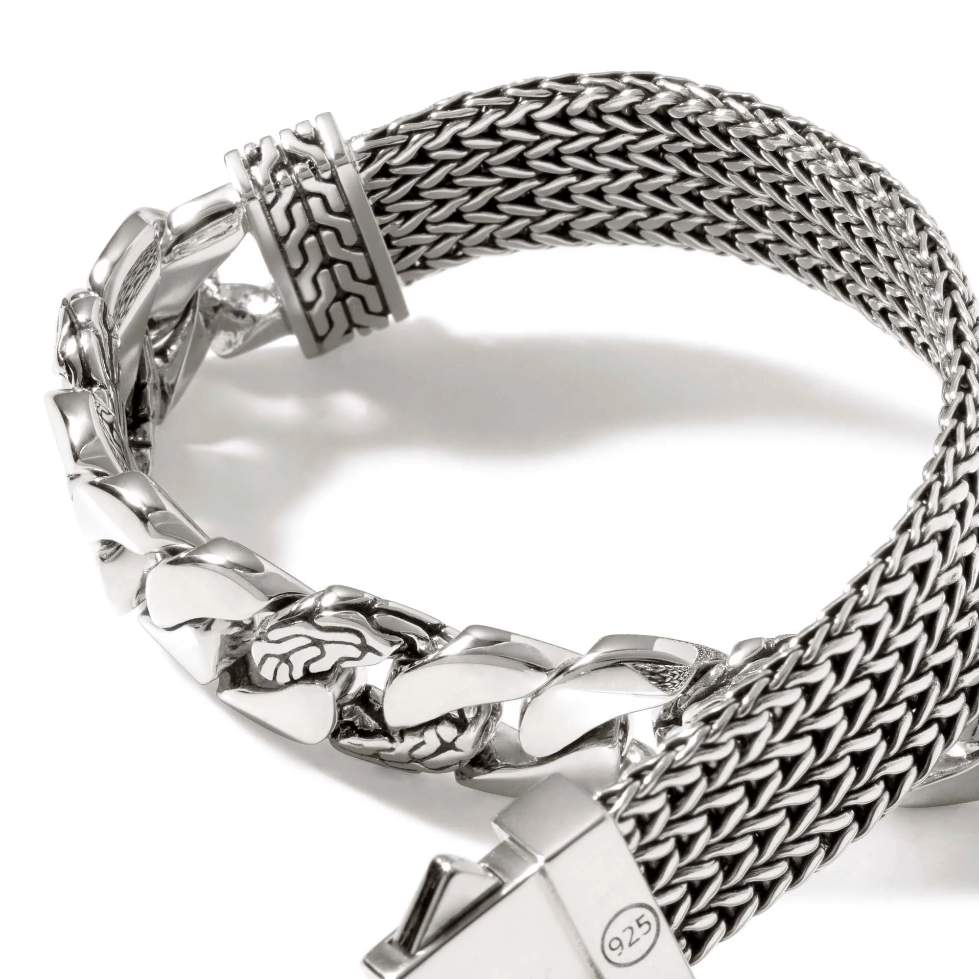 Rata Curb Chain Bracelet, Sterling Silver|BU900804 sold by John Hardy product image thumbnail 2