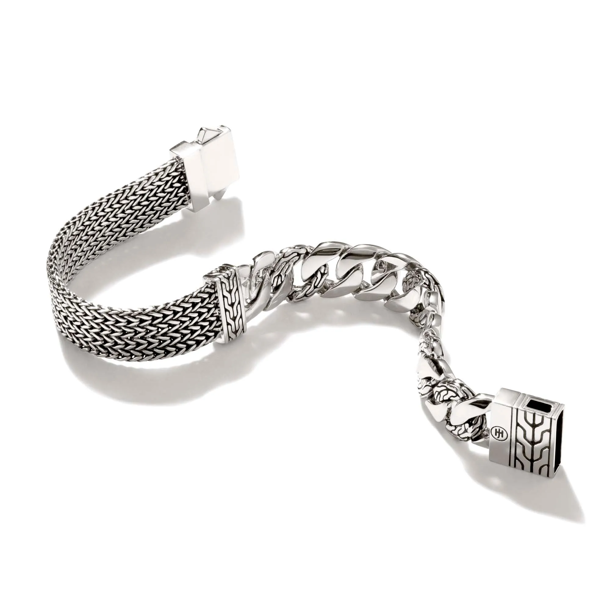 Rata Curb Chain Bracelet, Sterling Silver|BU900804 sold by John Hardy product image thumbnail 3