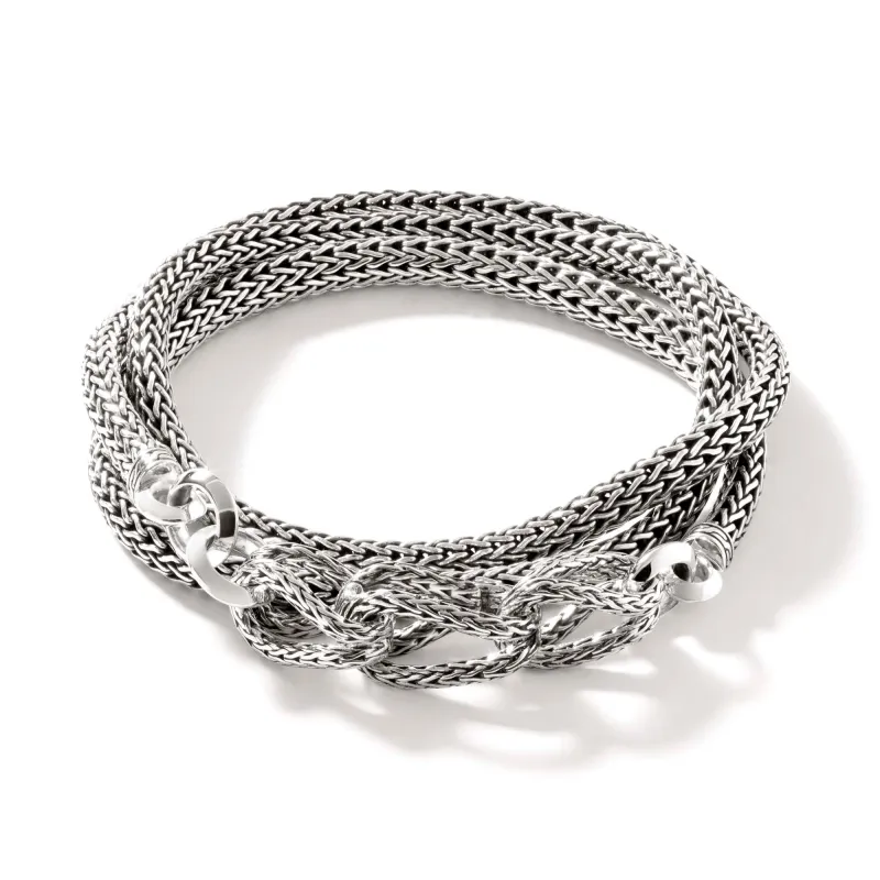 Surf Wrap, Sterling Silver, 5MM|BU900937 made by John Hardy