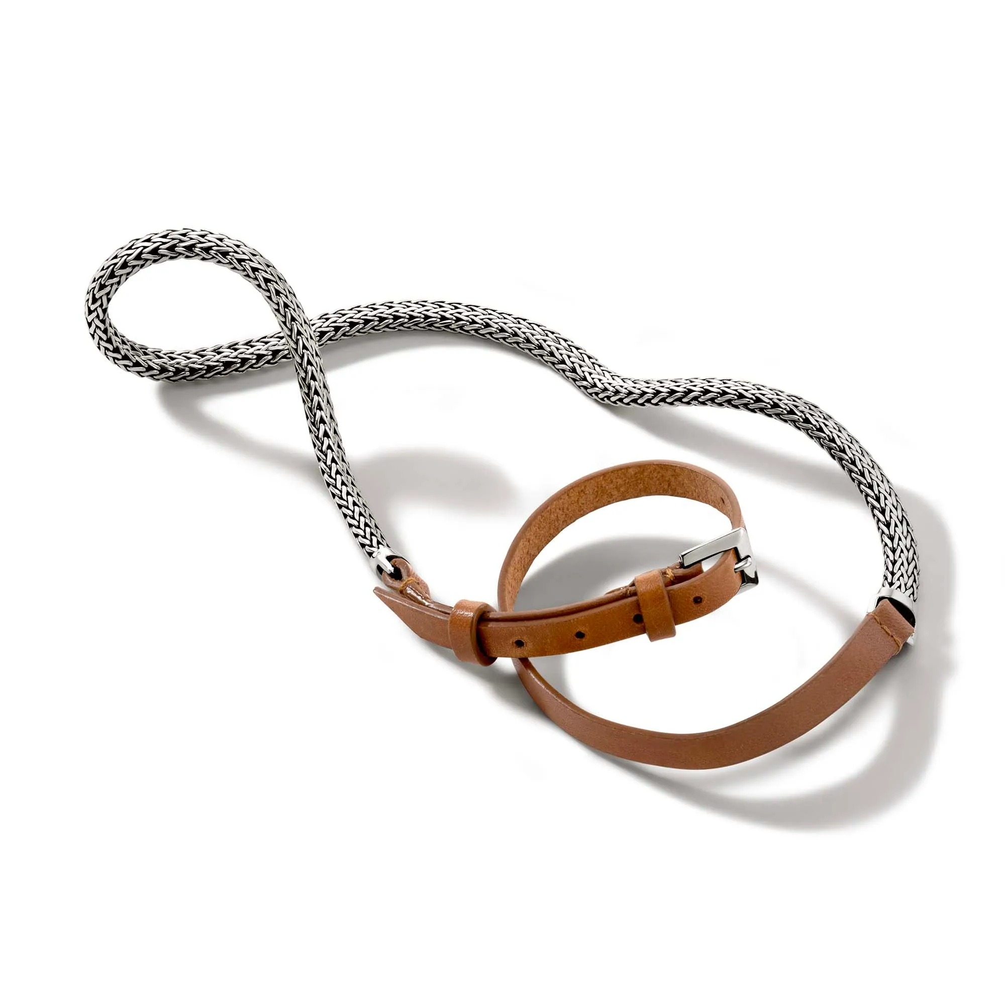 Icon Wrap, Sterling Silver, Leather|BU901047BR sold by John Hardy product image thumbnail 3