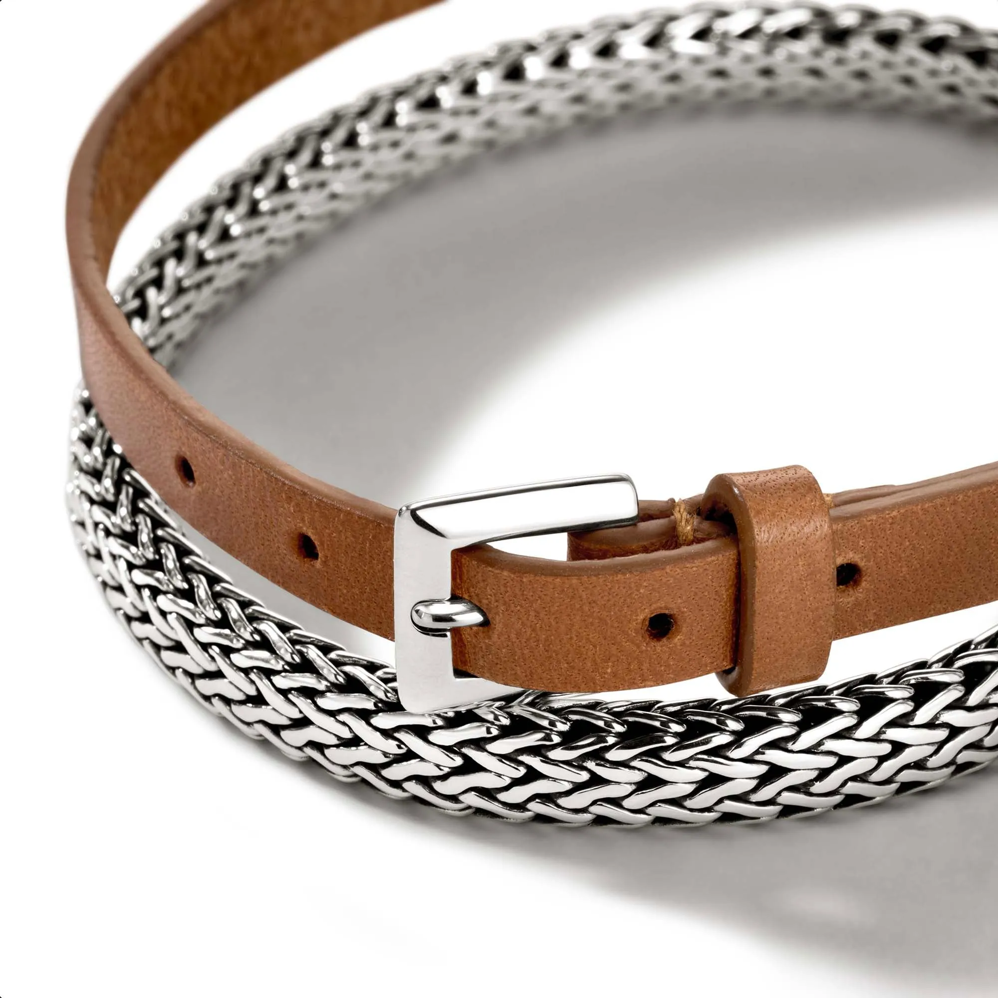 Icon Wrap, Sterling Silver, Leather|BU901047BR sold by John Hardy product image thumbnail 2