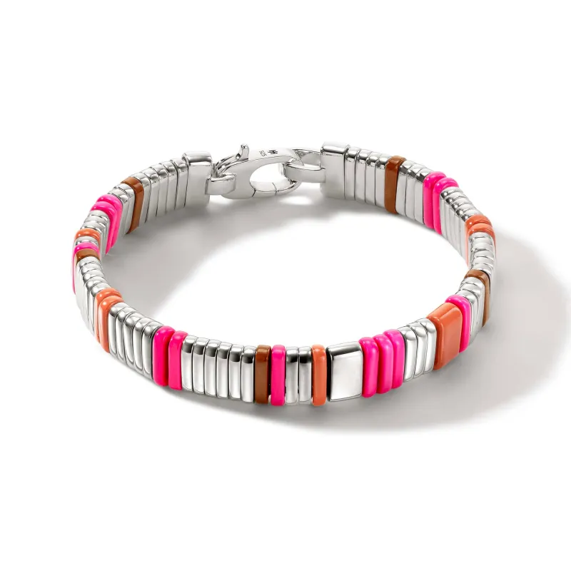 Colorblock Bracelet, Silver|BUS9010521PKORRJ sold by John Hardy