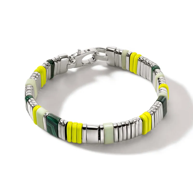 Colorblock Bracelet, Silver|BUS9010521YLMHLMS sold by John Hardy