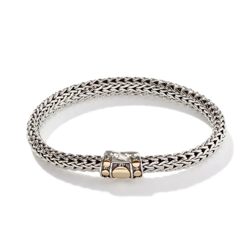 Icon Dot Bracelet, Sterling Silver, Gold|BZ33666 sold by John Hardy