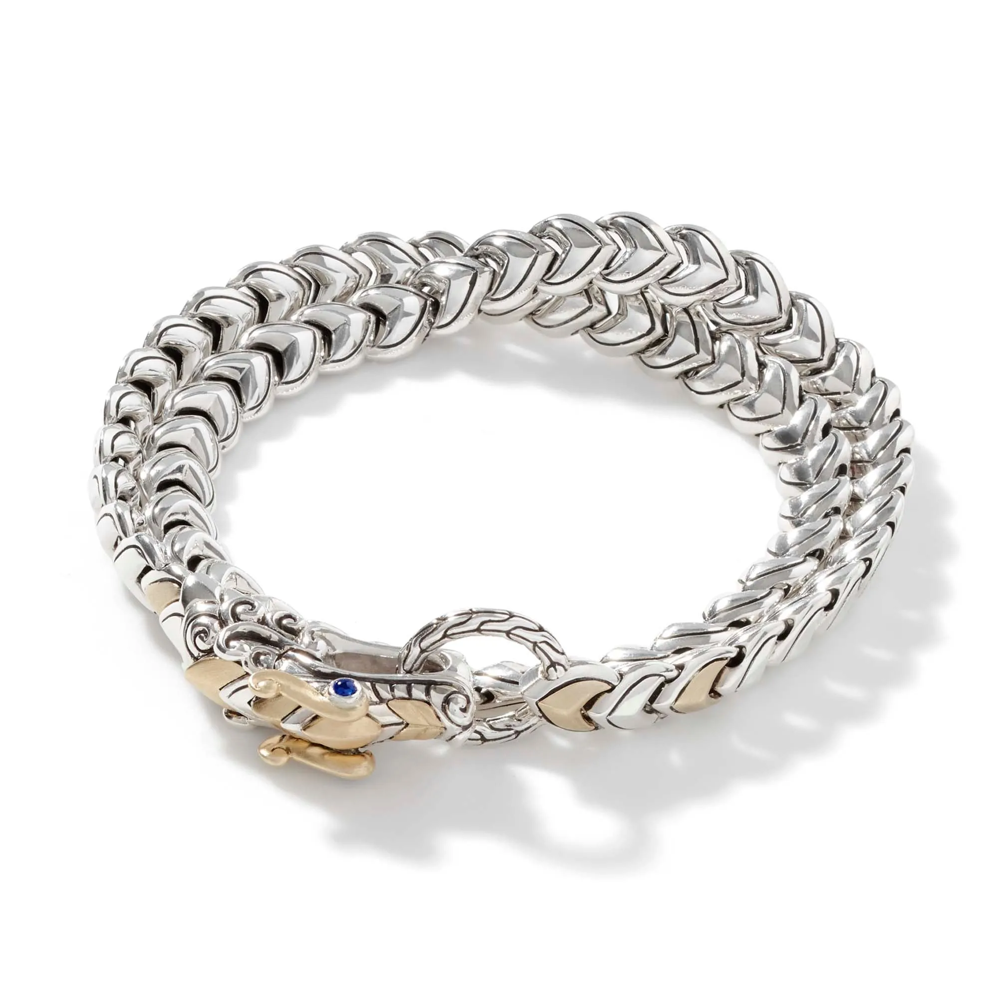 Naga Wrap, Sterling Silver, Gold|BZS602200BSP sold by John Hardy
