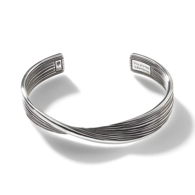 Bamboo Cuff, Sterling Silver, Slim|CU50082 sold by John Hardy