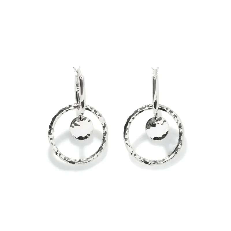 Palu Dot Drop Earrings, Sterling Silver|EB34000 sold by John Hardy