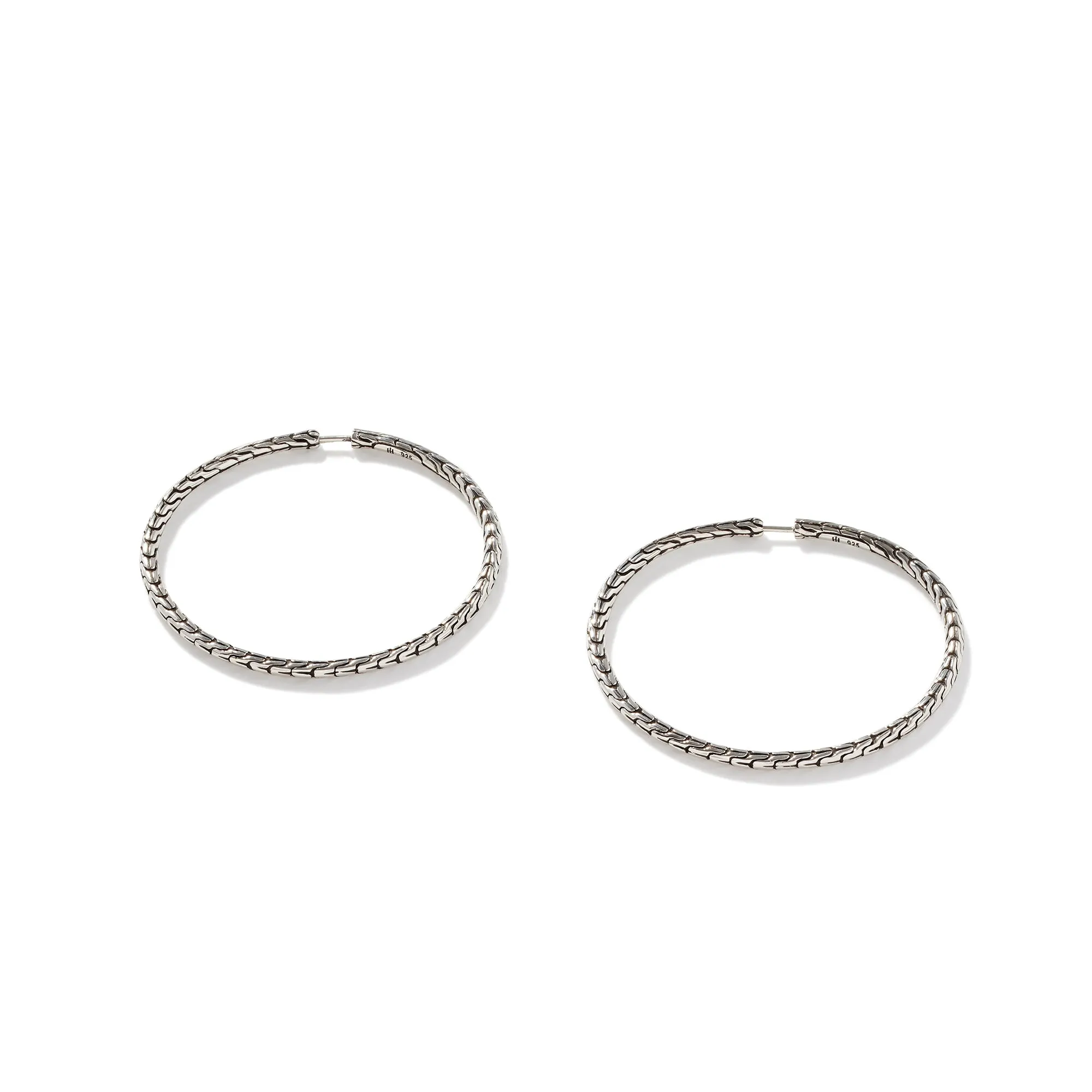 Pearl Drop Hoop Earrings, Sterling Silver|EB90660 sold by John Hardy product image thumbnail 4