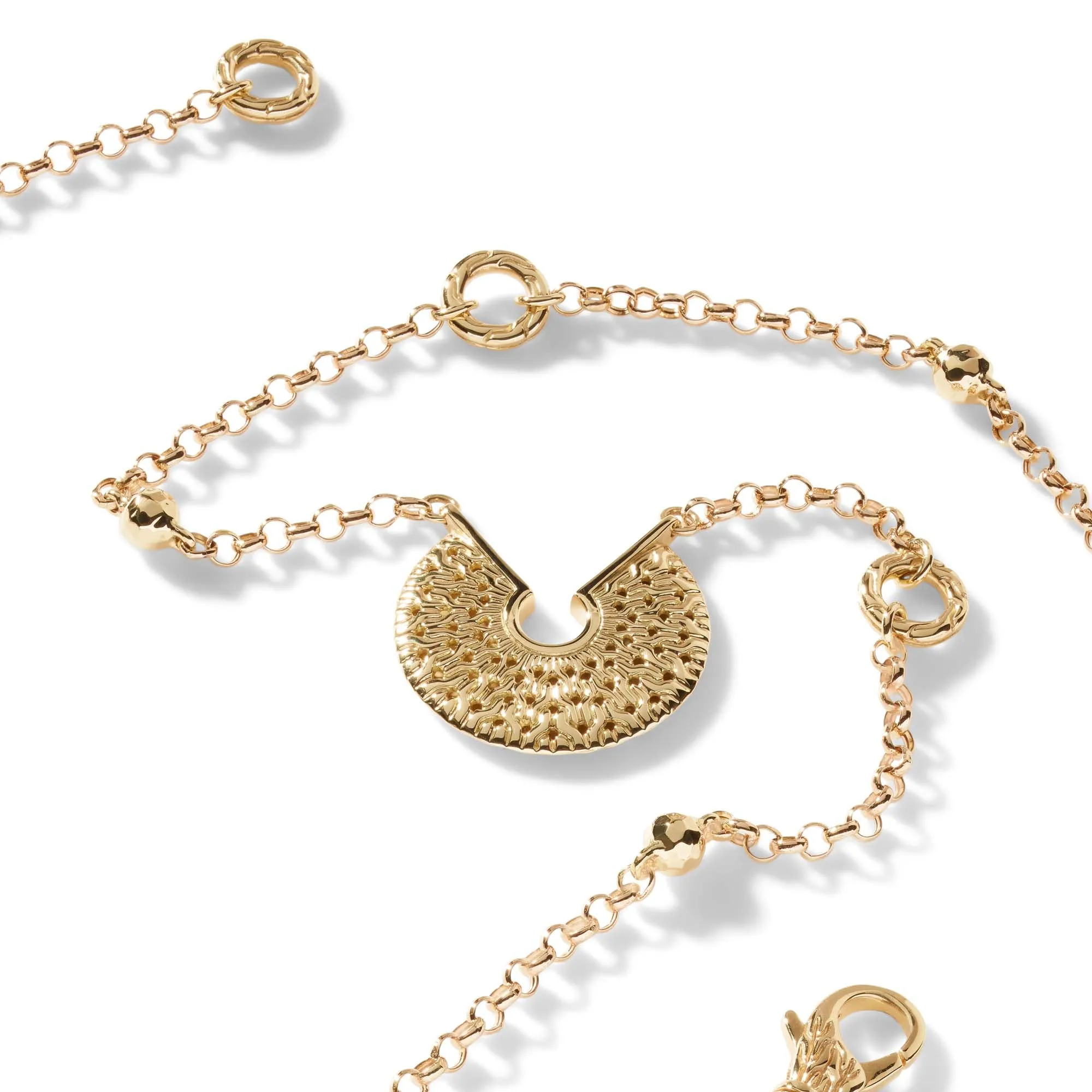 Carved Chain Pendant Necklace, Gold|NG900667 sold by John Hardy product image thumbnail 2