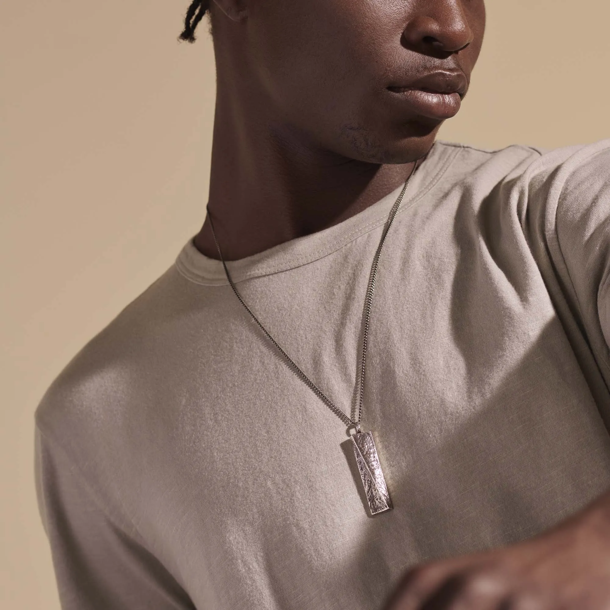 Texture Pendant Necklace, Sterling Silver|NM900573 sold by John Hardy product image thumbnail 5