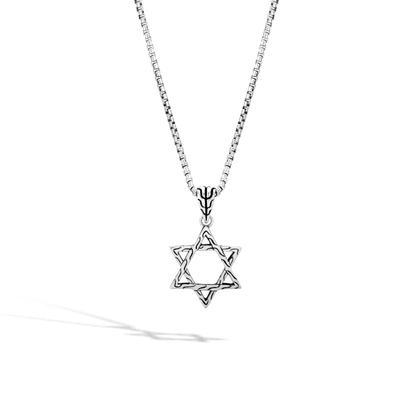 Star of David Pendant Necklace, Silver|NM999733 sold by John Hardy
