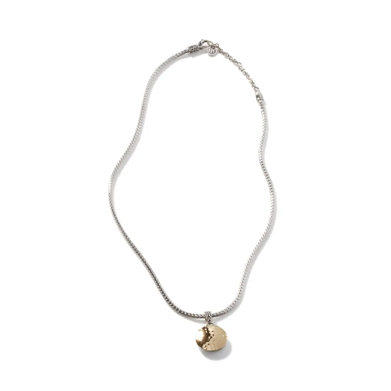 Palu Dot Pendant Necklace, Silver, Gold|NZ7158 sold by John Hardy