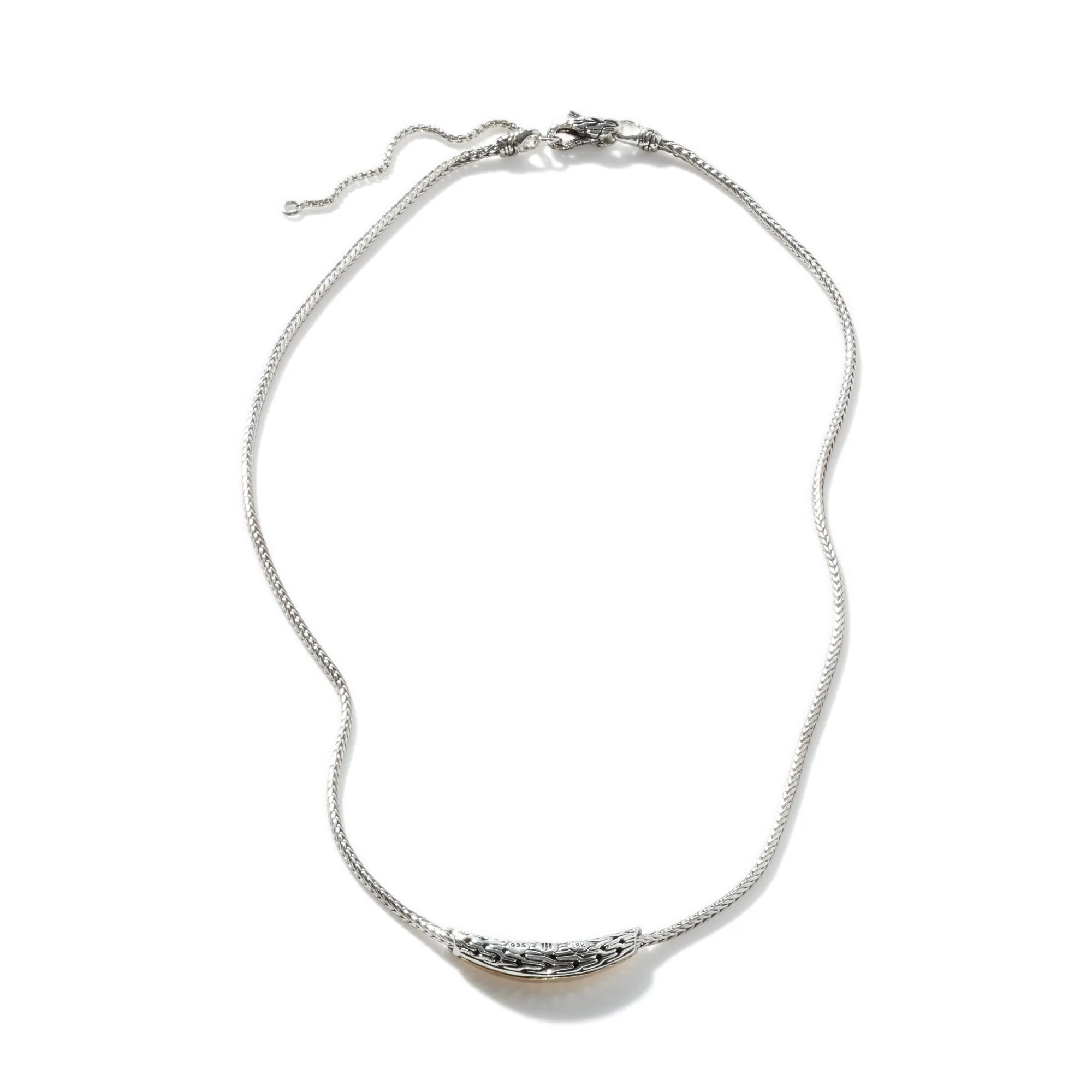 Palu Crescent Necklace, Sterling Silver, Gold|NZ90040 sold by John Hardy product image thumbnail 4