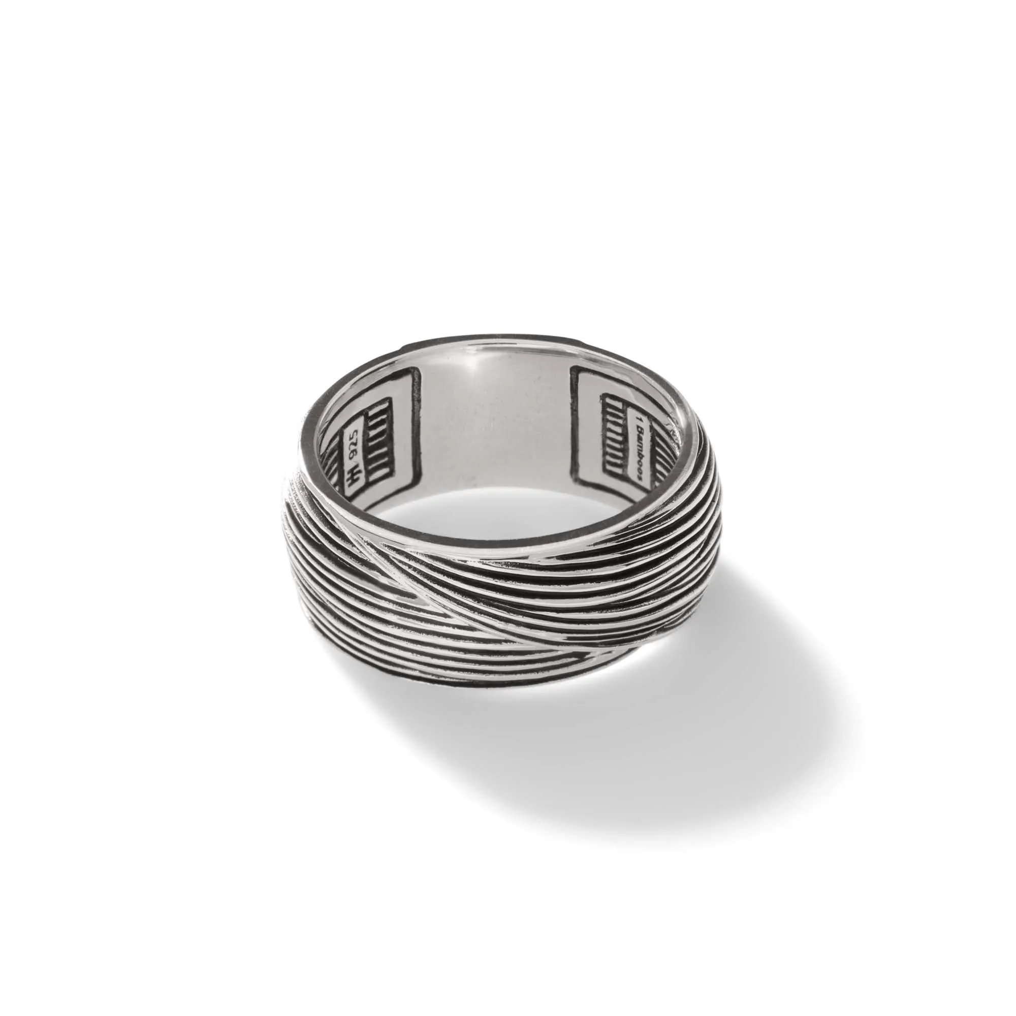 Bamboo Band Ring, Sterling Silver|RB50078 sold by John Hardy