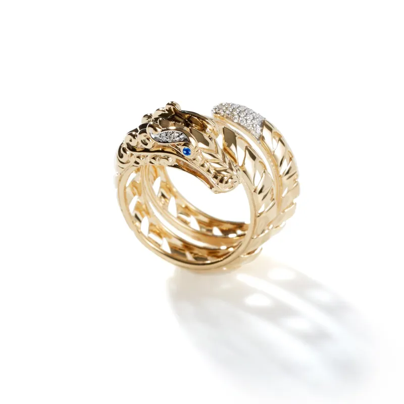 Naga Ring, Gold, Diamonds|RGS601592BSPDI sold by John Hardy
