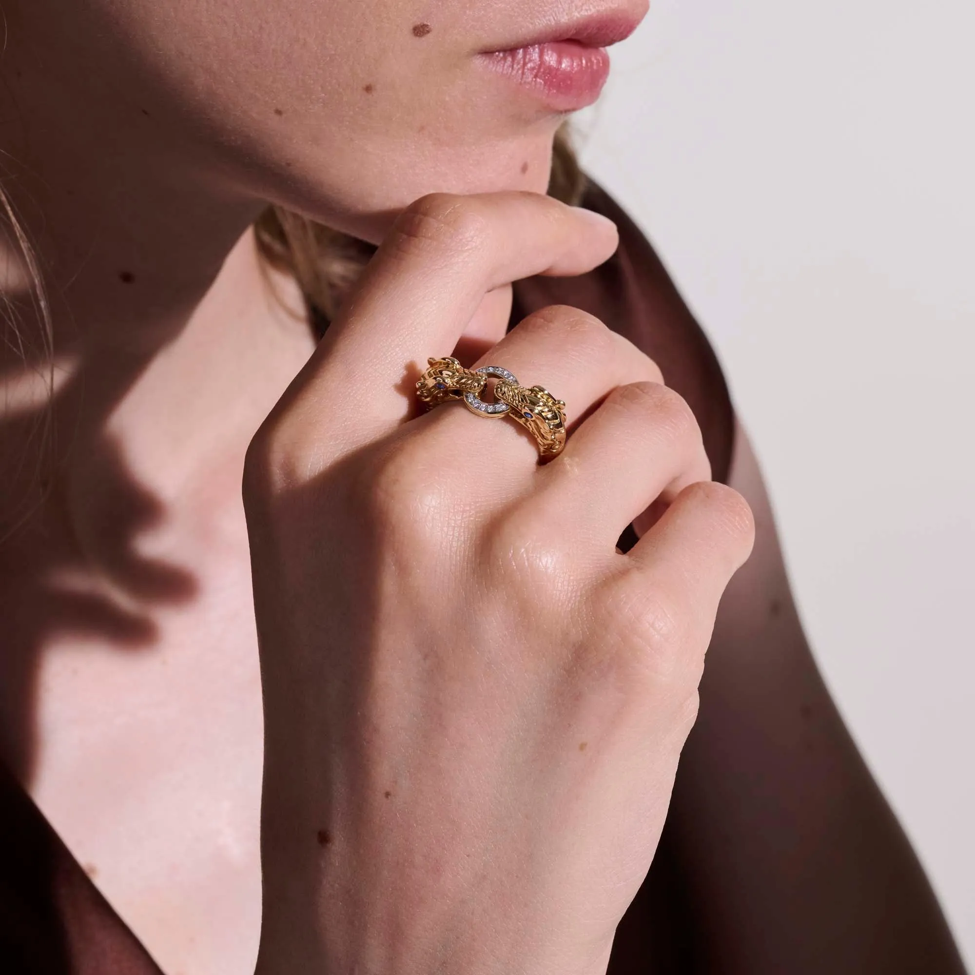 Naga Ring, Gold, Diamonds|RGX601602BSPDI sold by John Hardy product image thumbnail 4