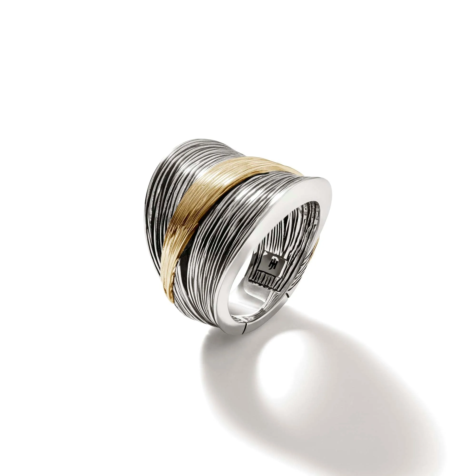 Bamboo Saddle Ring, Gold, Sterling Silver|RZ50105 sold by John Hardy product image thumbnail 3