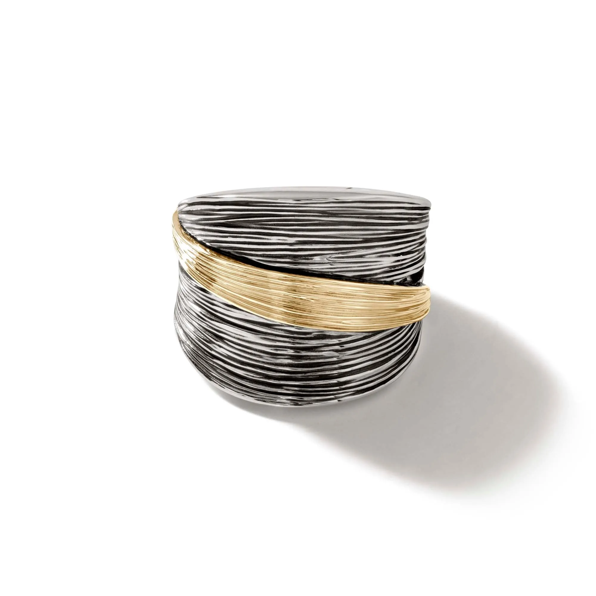 Bamboo Saddle Ring, Gold, Sterling Silver|RZ50105 sold by John Hardy