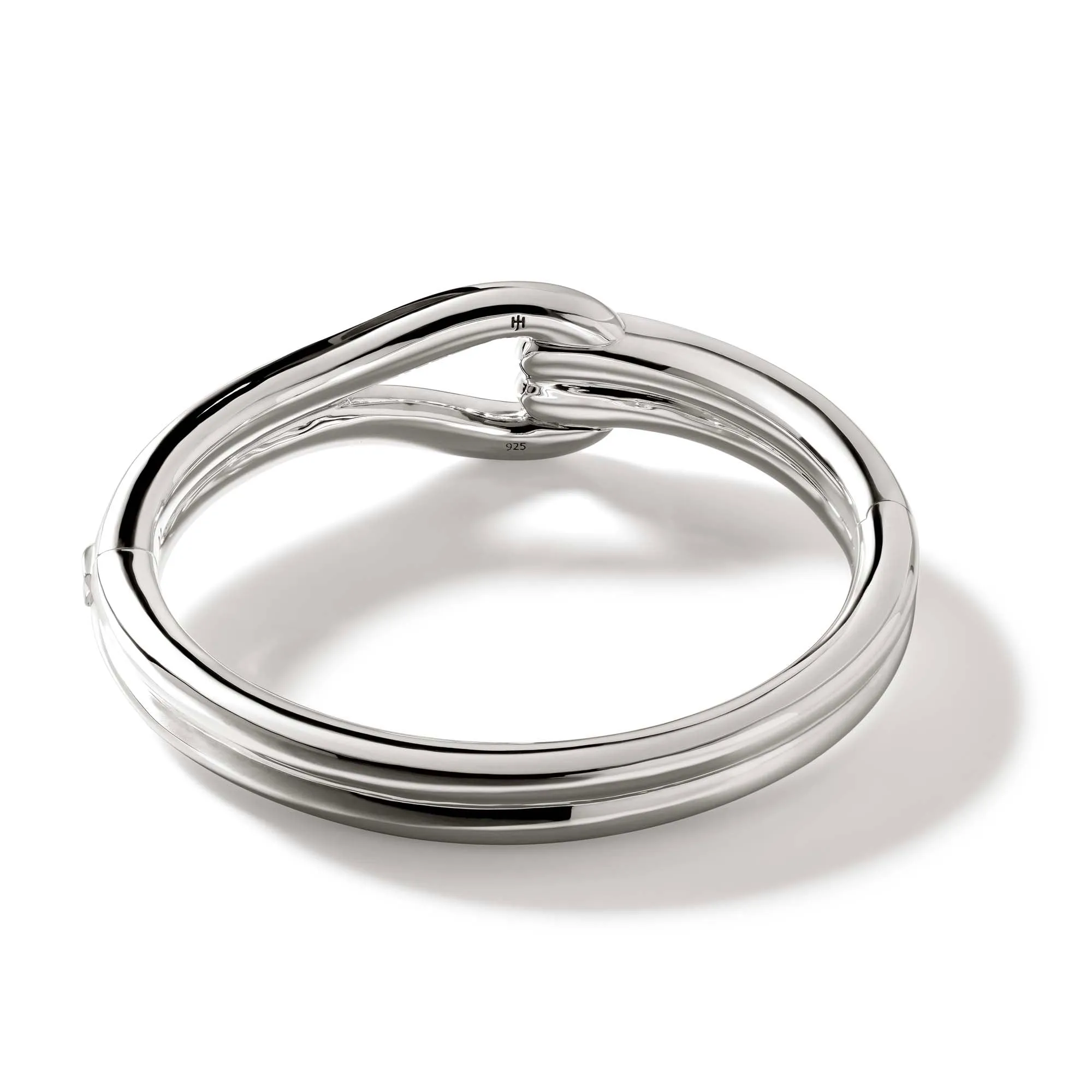 Surf Hinged Bangle, Sterling Silver, Wide|BB901085 sold by John Hardy product image thumbnail 5