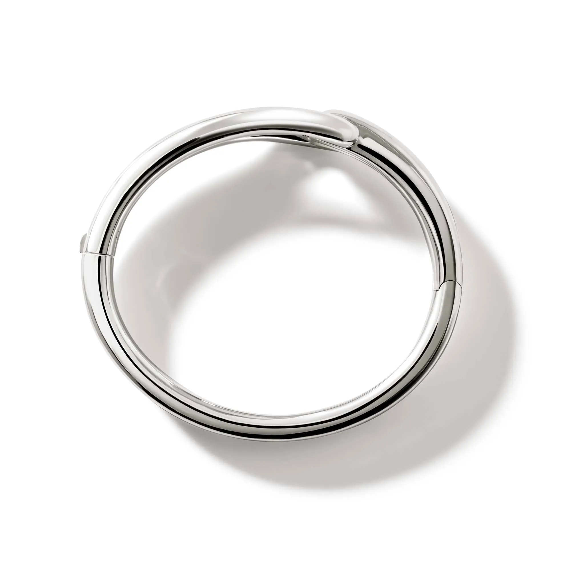 Surf Hinged Bangle, Sterling Silver, Wide|BB901085 sold by John Hardy product image thumbnail 4
