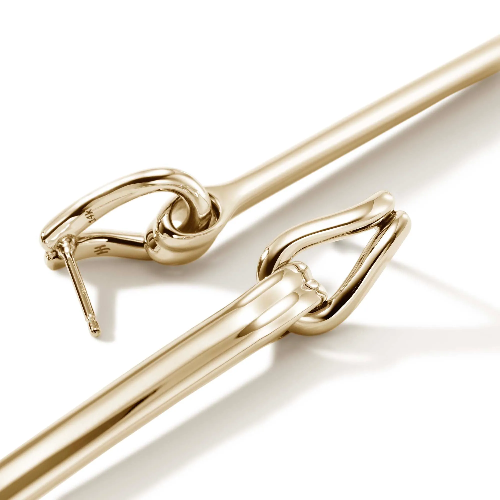 Surf Drop Earrings, Gold|EGG901078 sold by John Hardy product image thumbnail 2