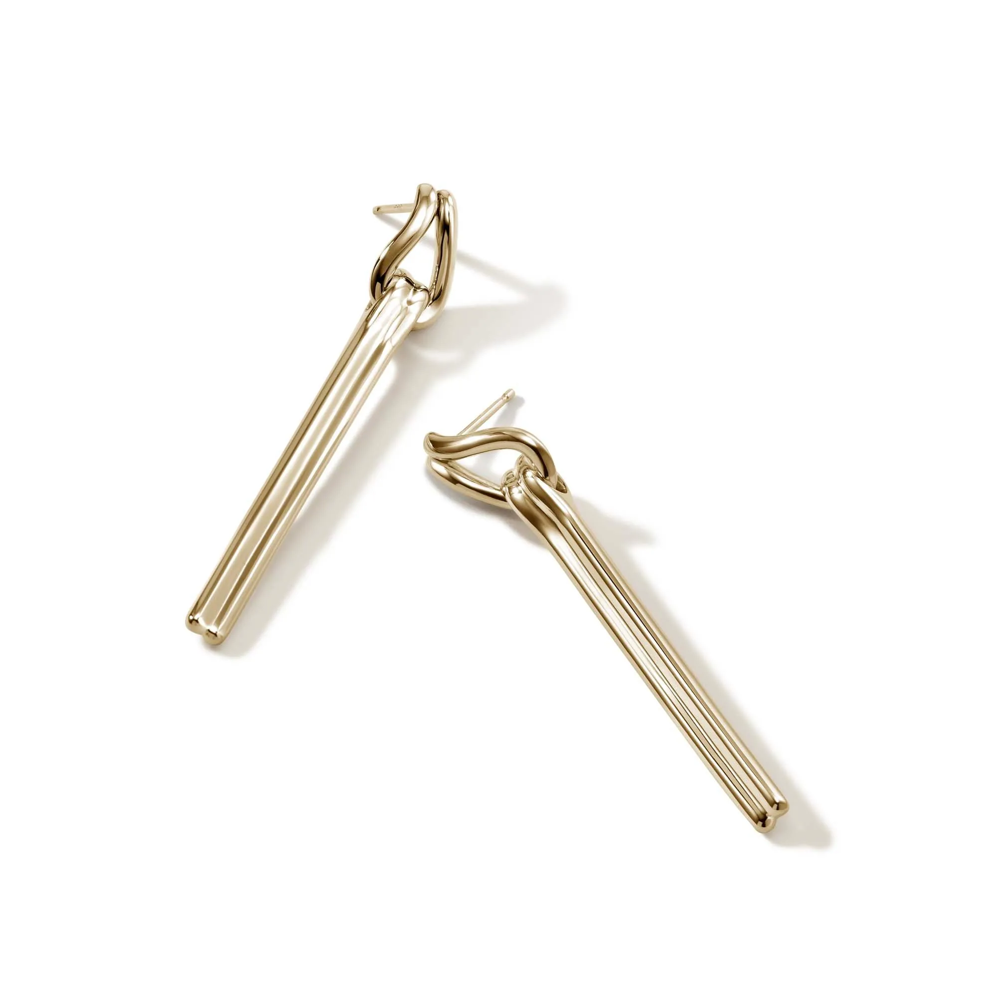 Surf Drop Earrings, Gold|EGG901078 sold by John Hardy product image thumbnail 3