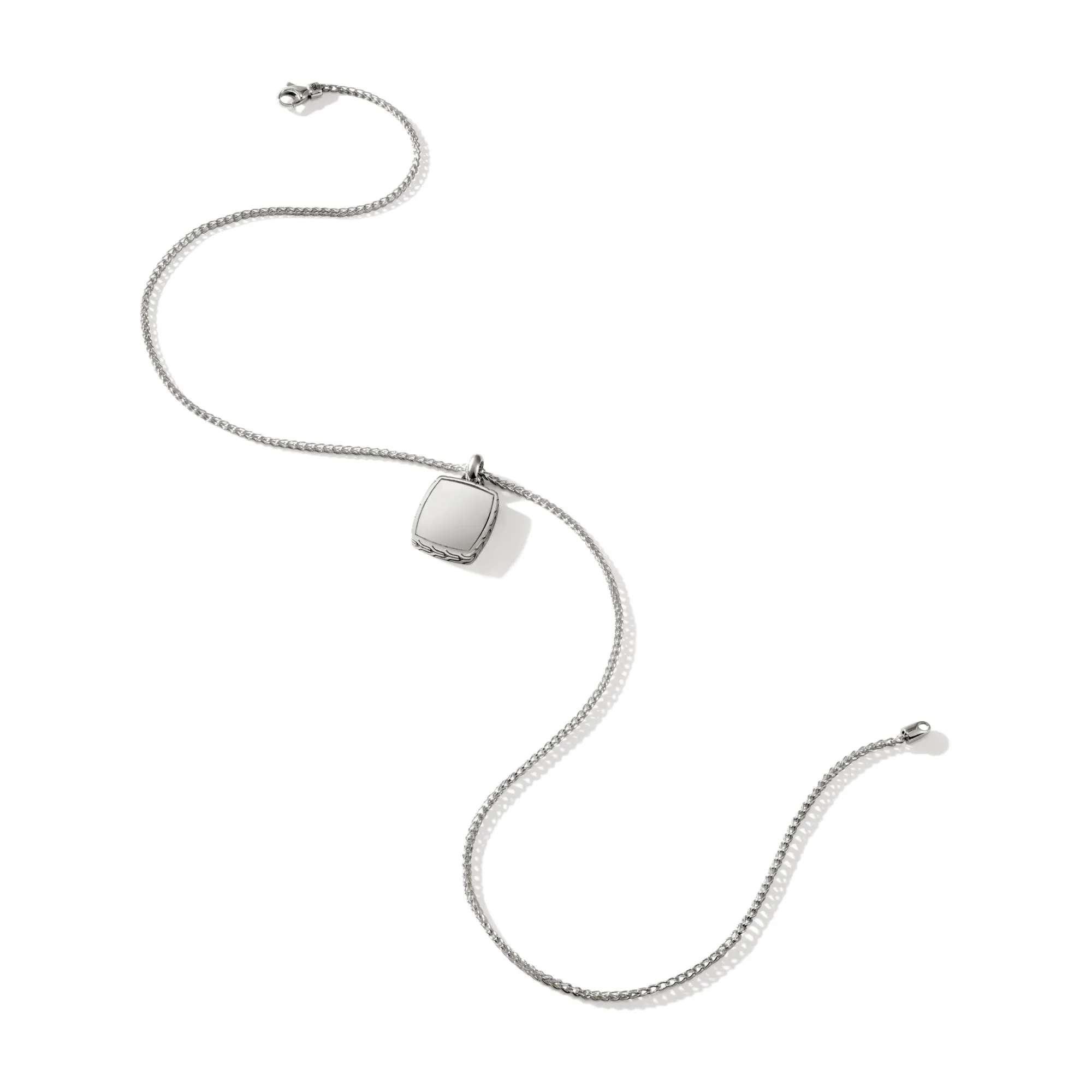 Tag Pendant Necklace, Sterling Silver, 1.7MM|NM901080 sold by John Hardy product image thumbnail 3