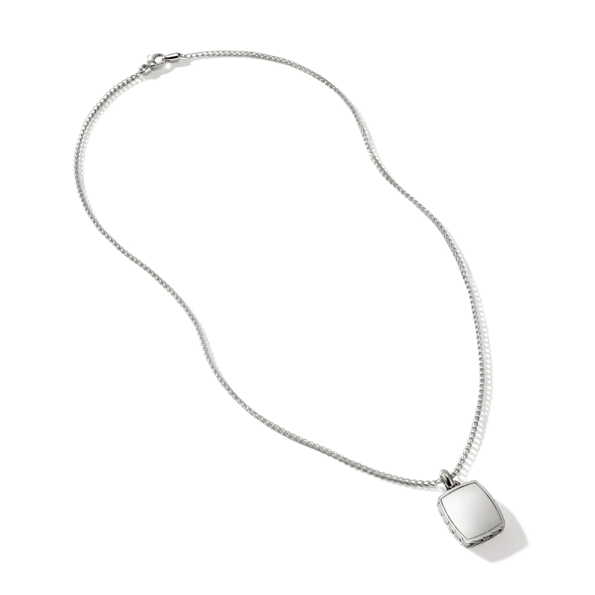 Tag Pendant Necklace, Sterling Silver, 1.7MM|NM901080 sold by John Hardy product image thumbnail 5