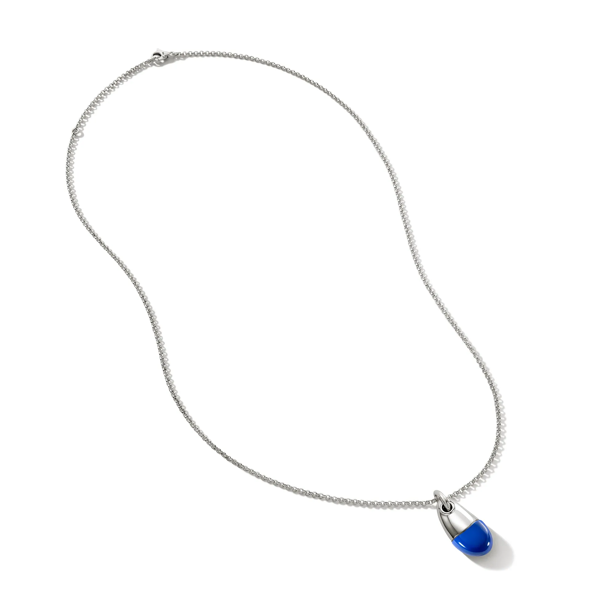 Pebble Necklace, Sterling Silver, Diamonds|NBP9011022DBUDI sold by John Hardy product image thumbnail 5